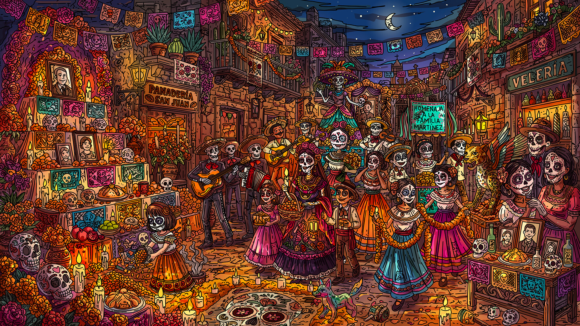 100 Calavera Cats screenshot 5