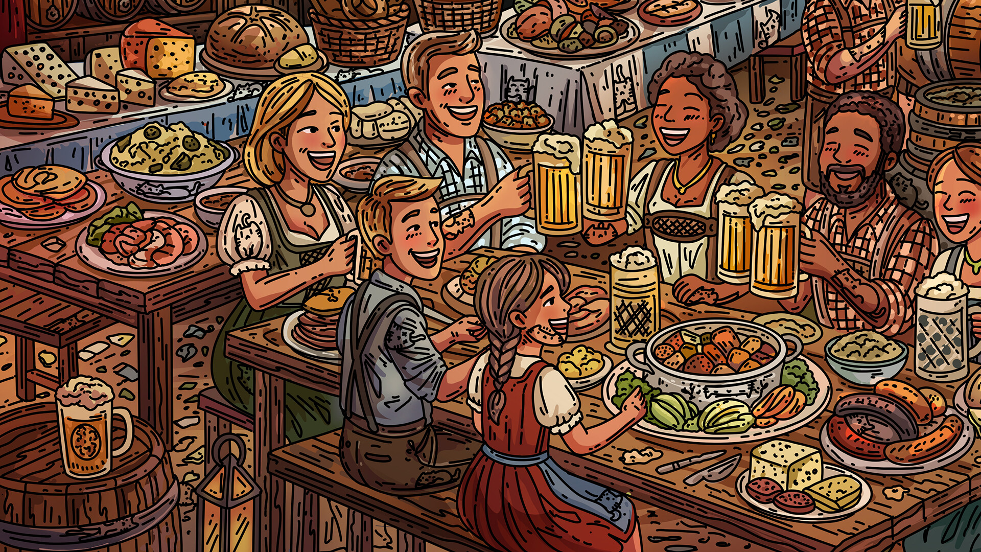 100 Oktoberfest Cats trailer