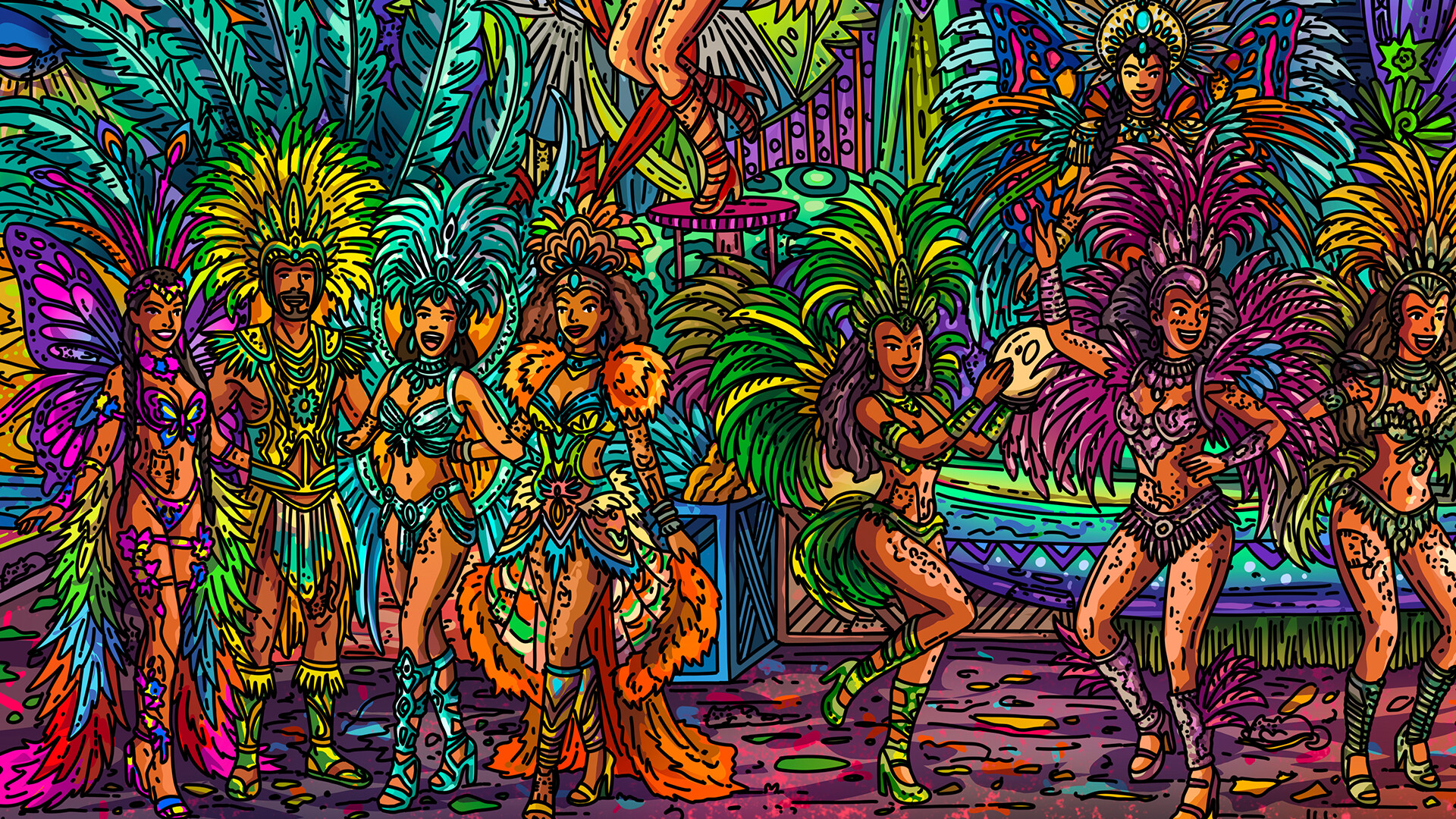 100 Carnival Cats screenshot 2
