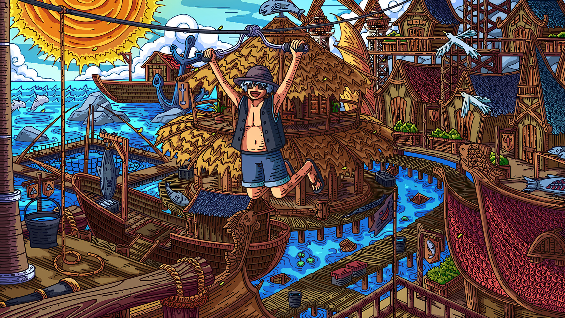 100 Raft Cats screenshot 2