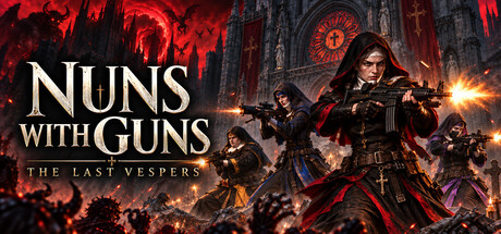 Cover art from Nuns With Guns