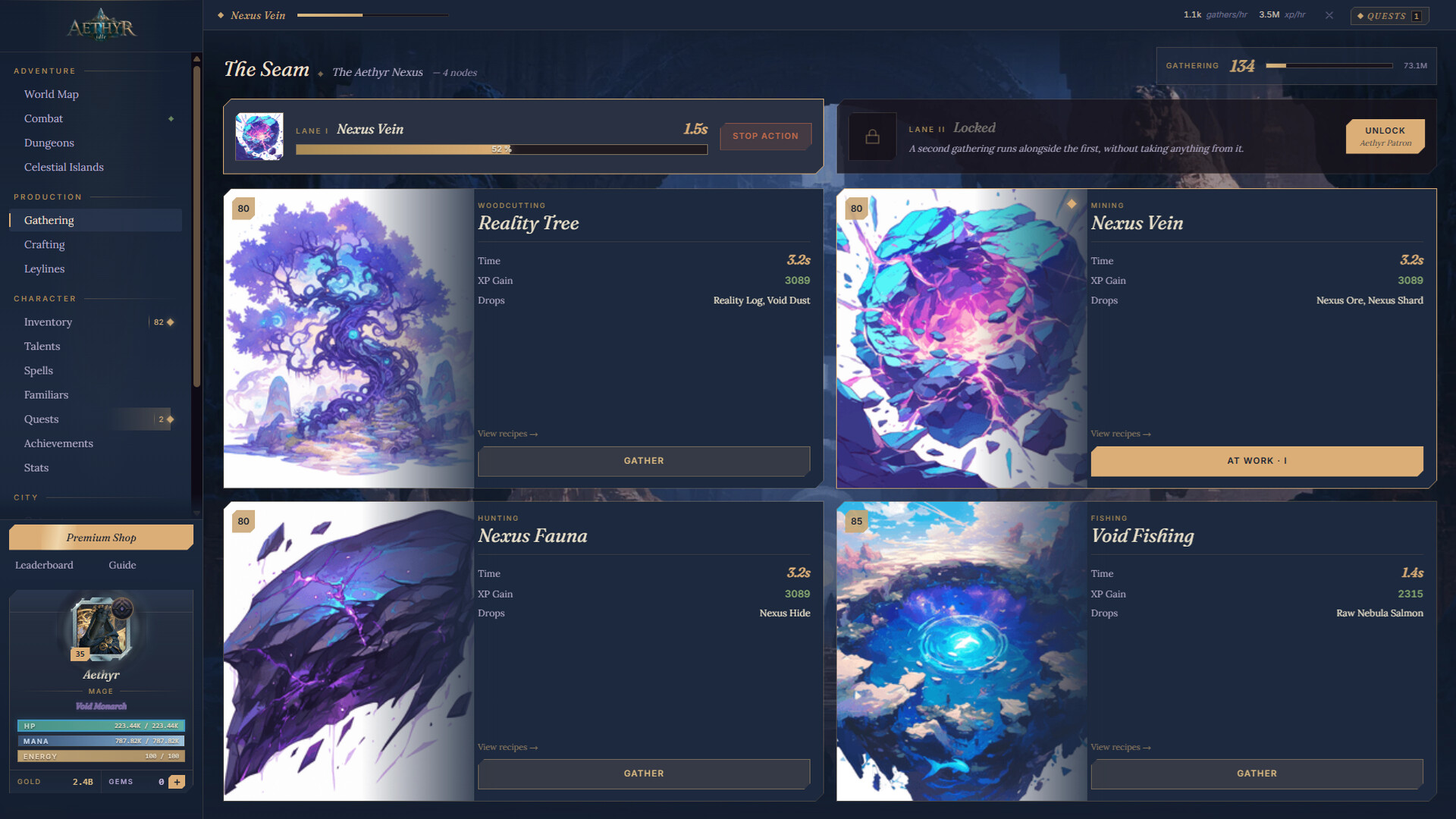 Aethyr Idle screenshot 2