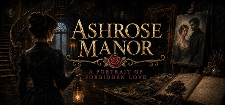 Cover art from Ashrose Manor - A Portrait of Forbidden Love