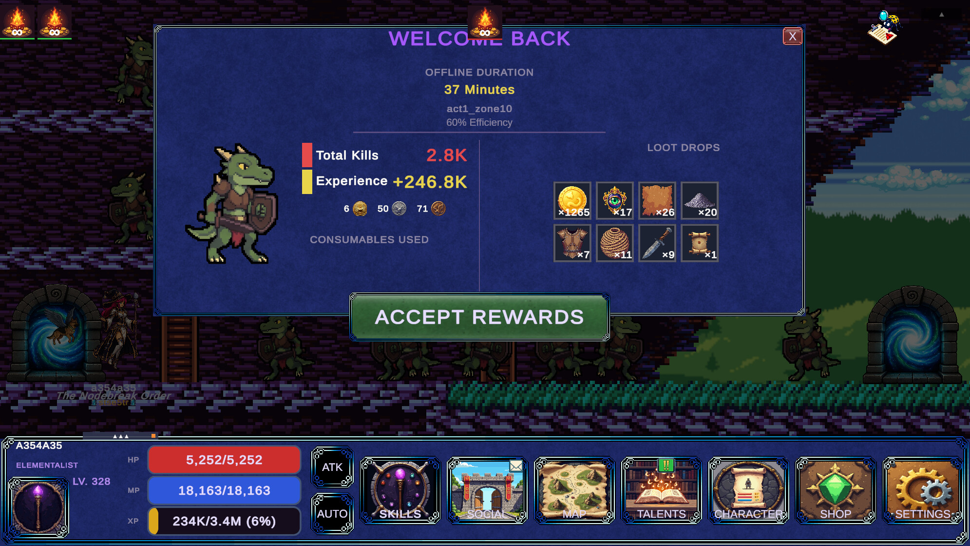 BlightMist Idle screenshot 2