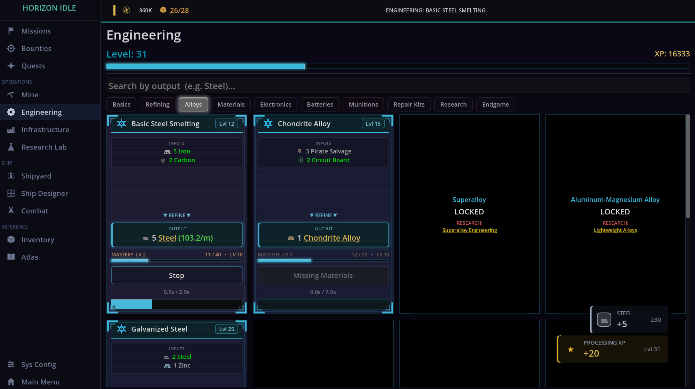 Horizon Idle screenshot 2