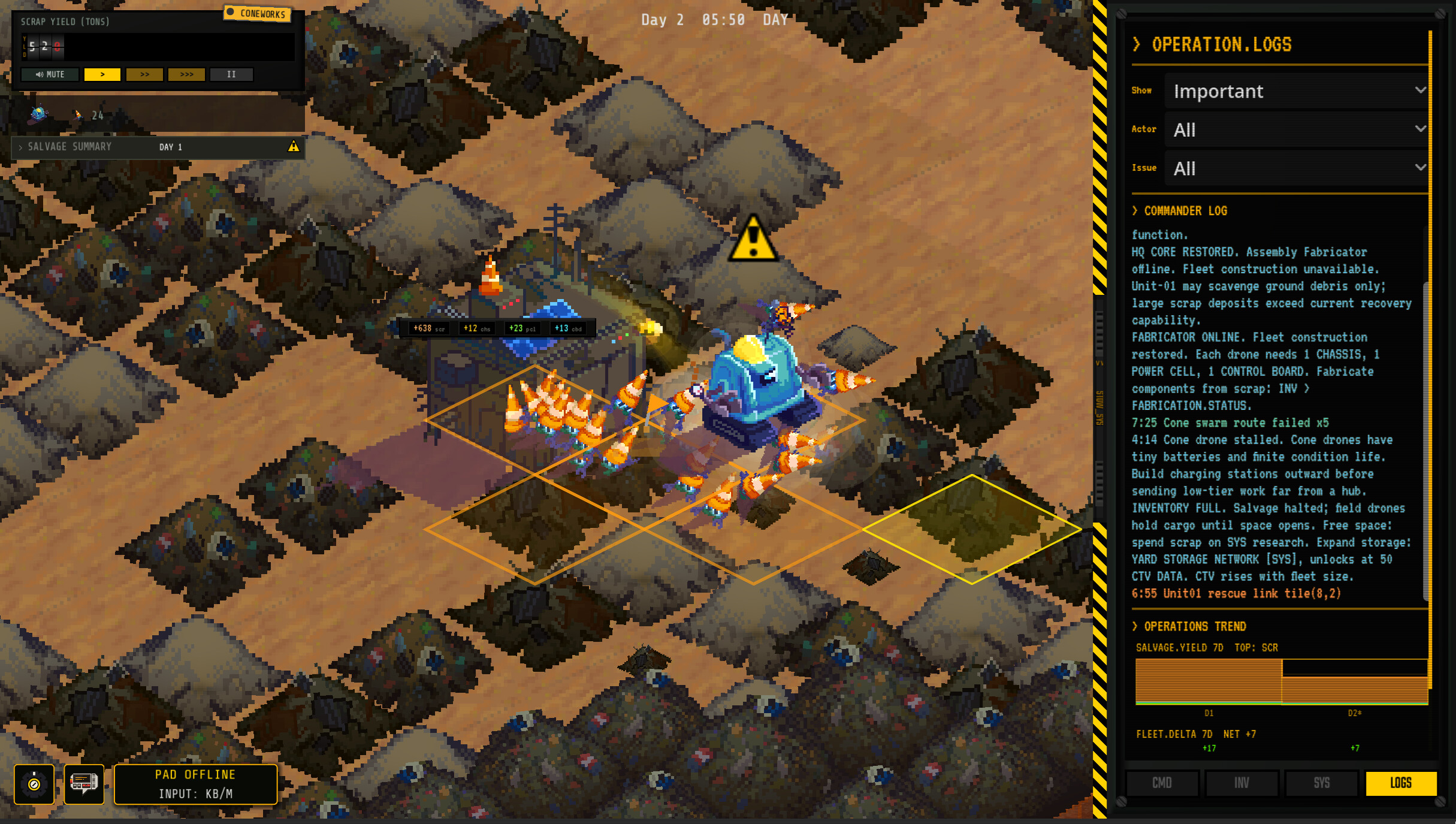 Coneworks Scavenger Fleet Protocol screenshot 4