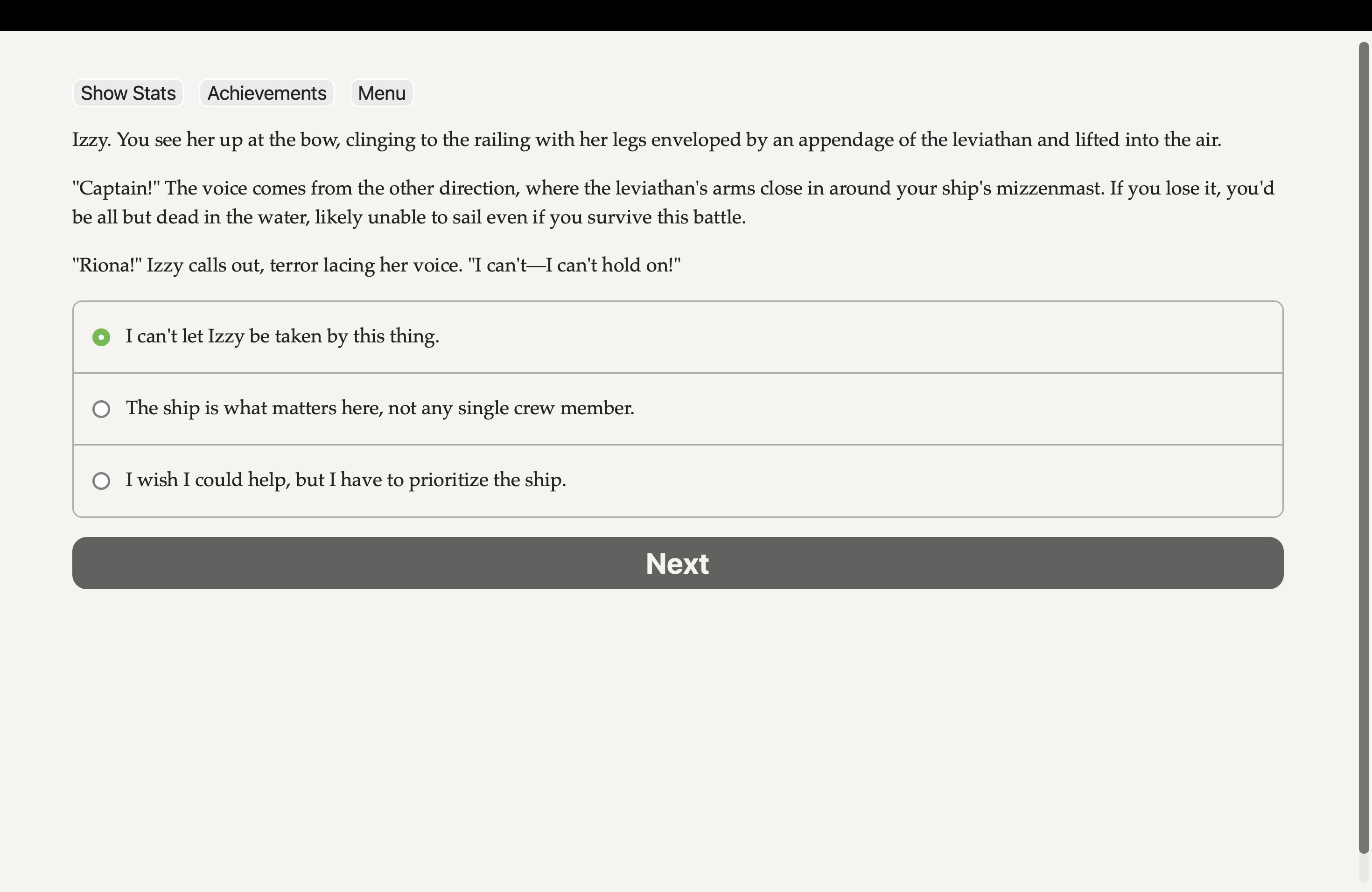 Diaspora screenshot 2