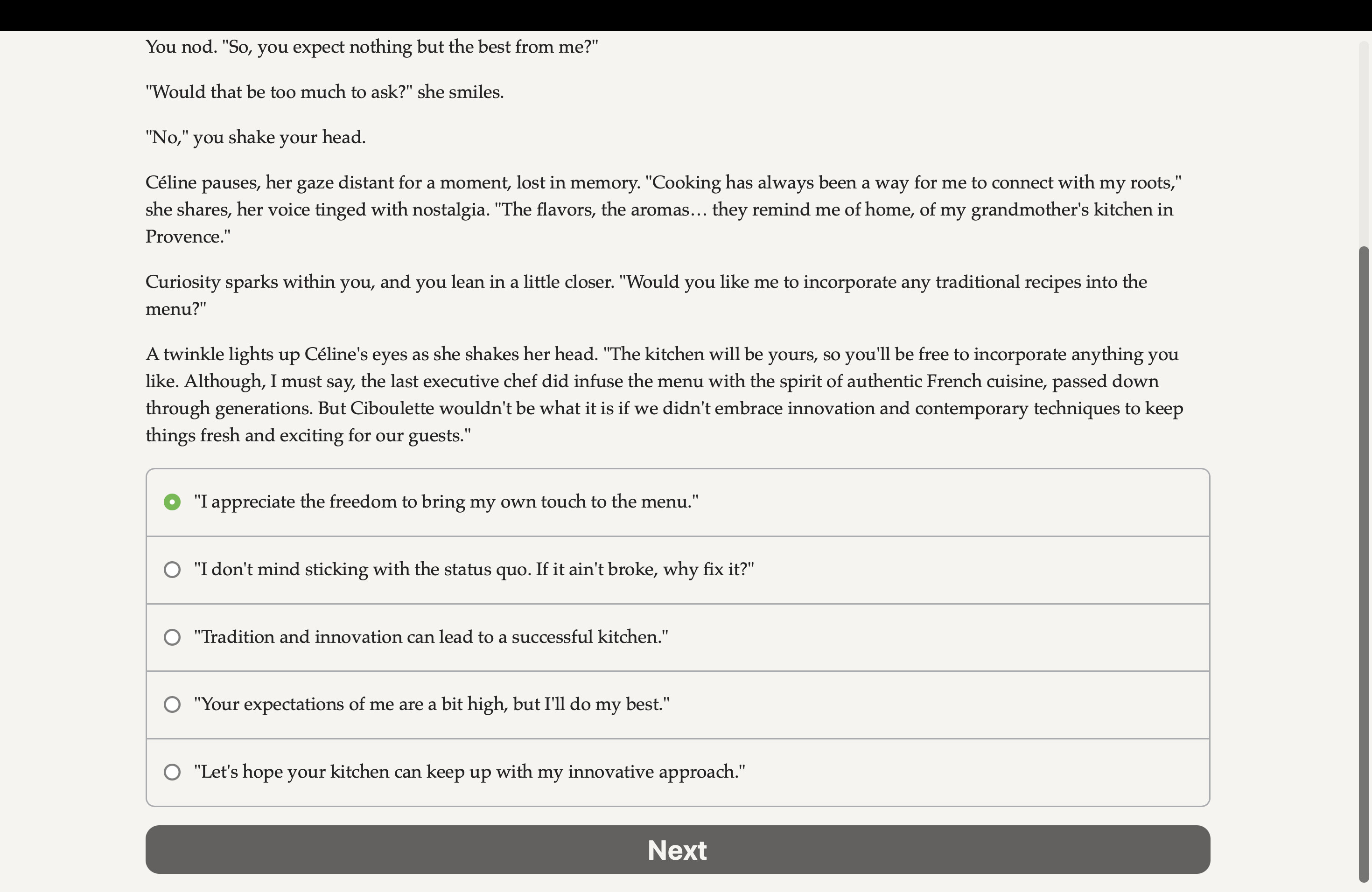 A Taste of Heat screenshot 4