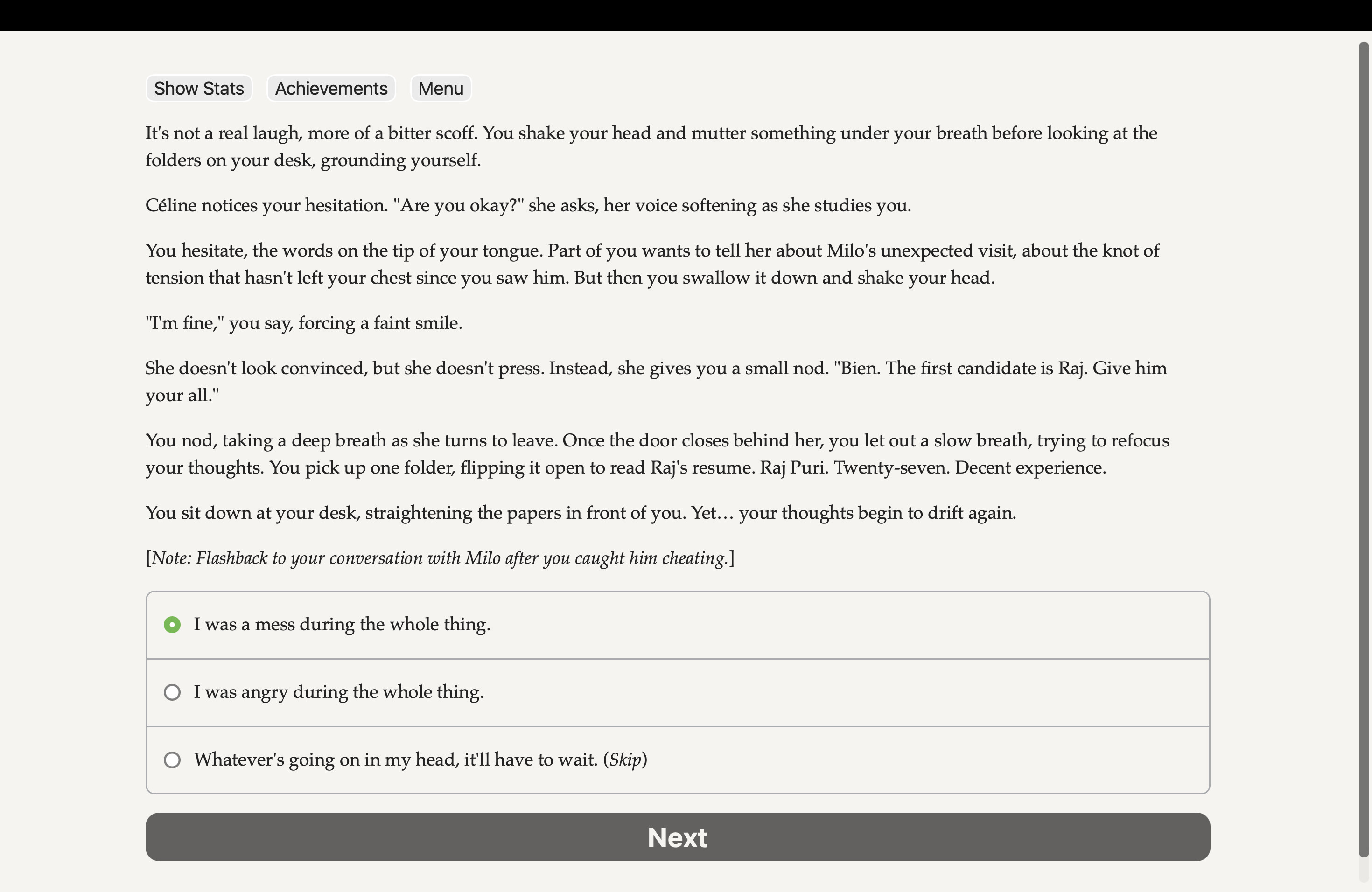 A Taste of Heat screenshot 3