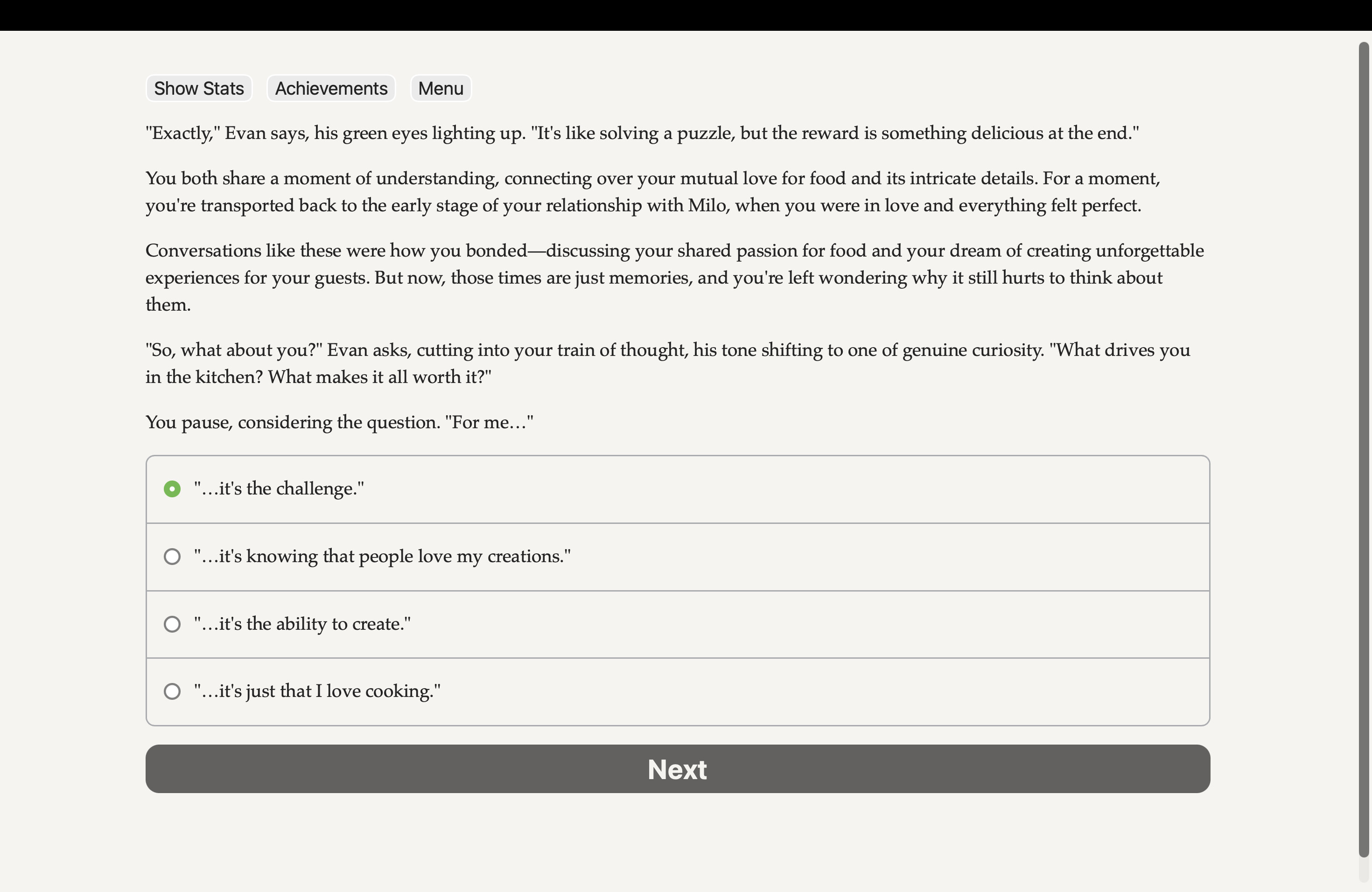 A Taste of Heat screenshot 1