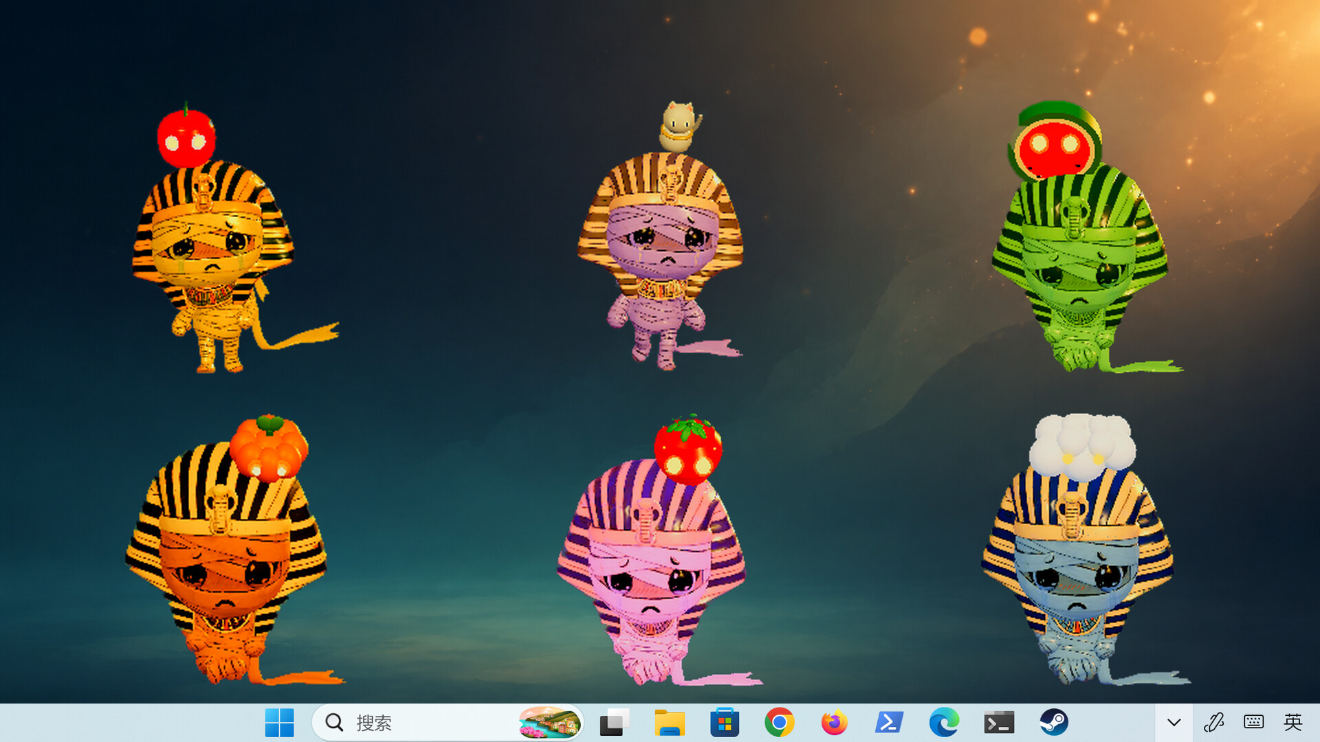 Mumu: 3D Desktop Mummy screenshot 2
