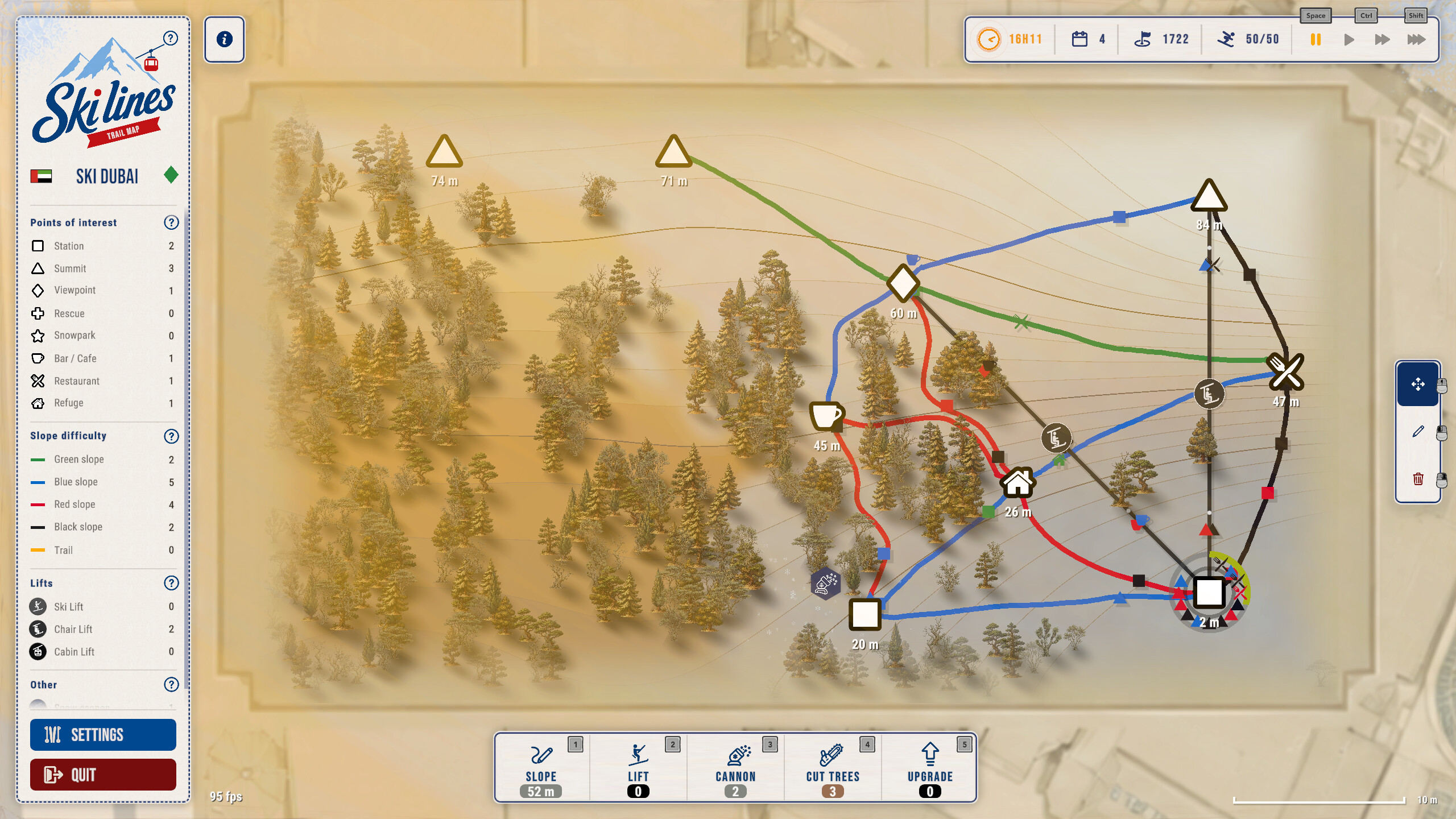 Ski Lines: Trail Map screenshot 4