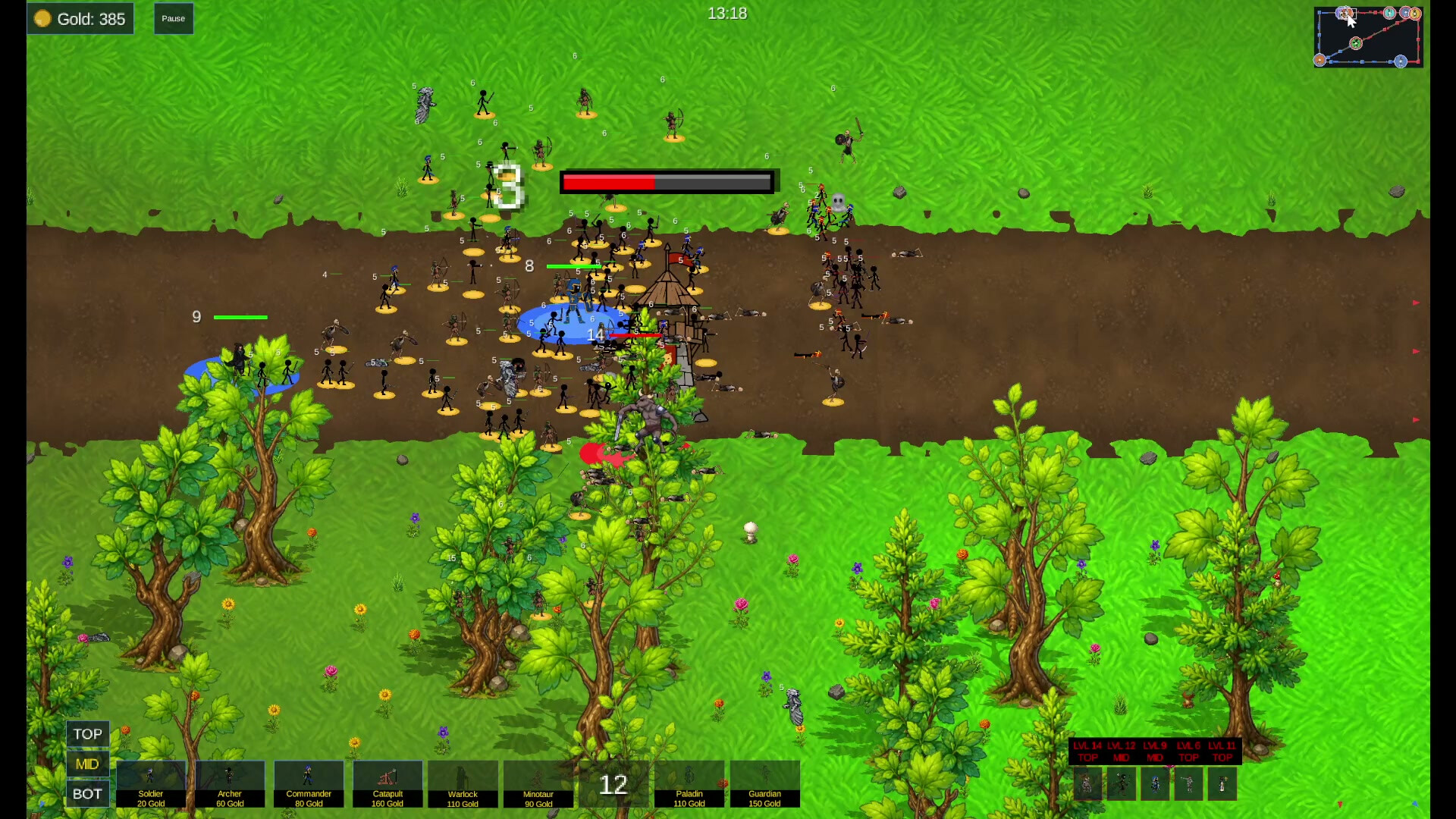 Stick Wars: The Laneborn screenshot 5