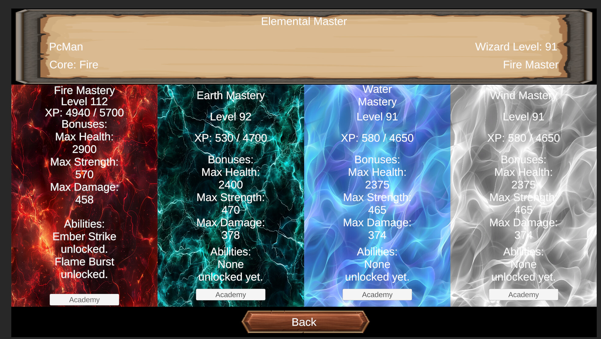 Elemental Wizard screenshot 3