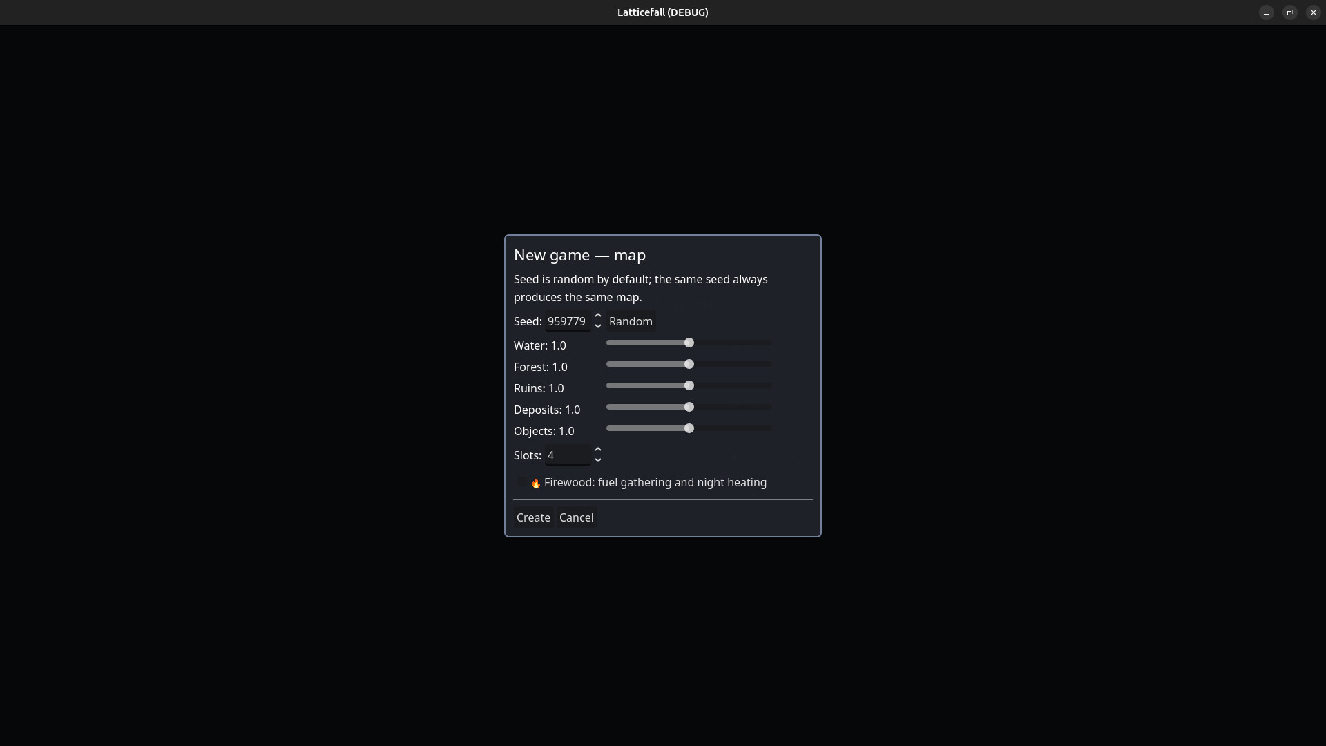 Latticefall screenshot 1