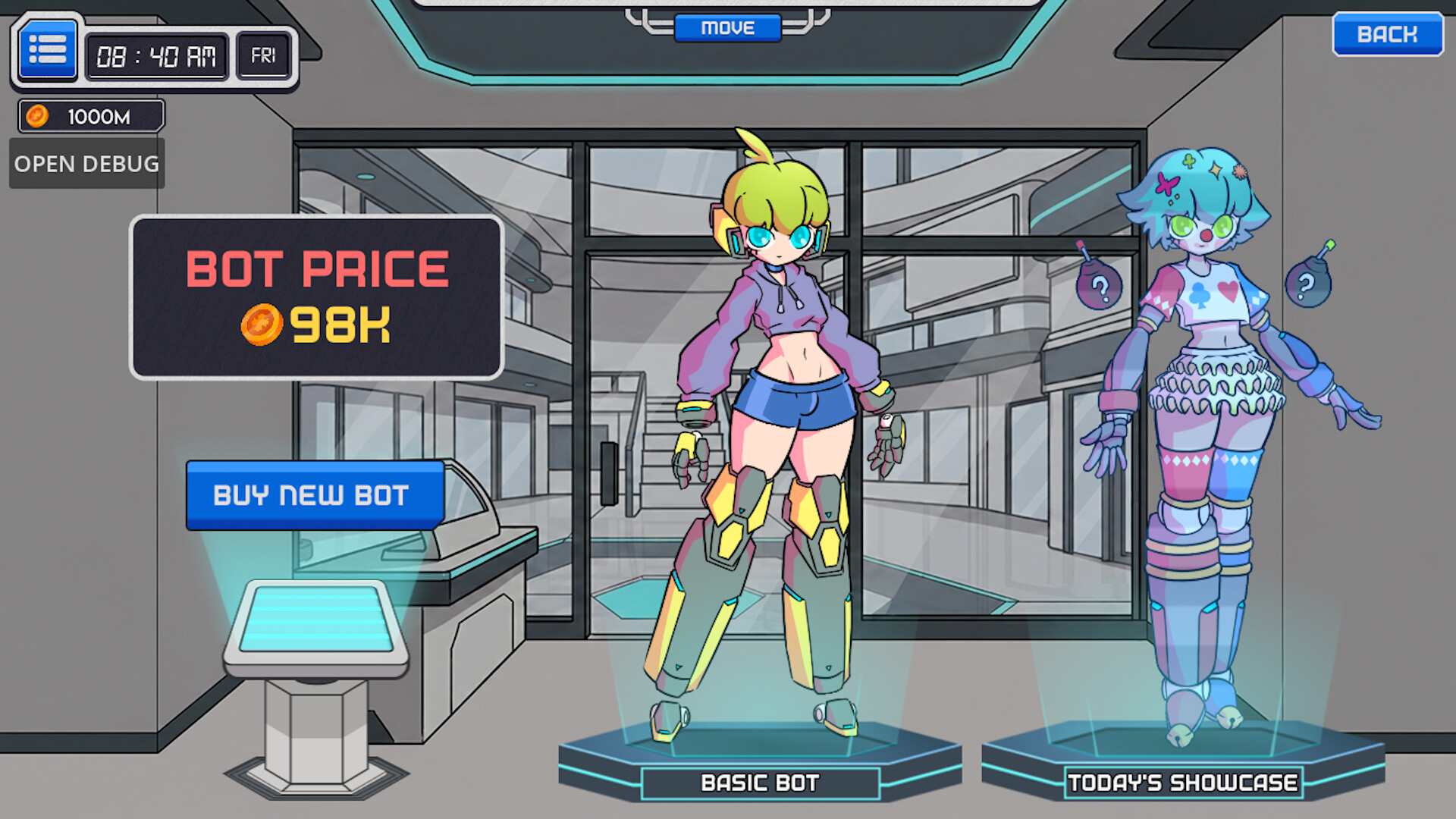 Fembot Vending Machine trailer