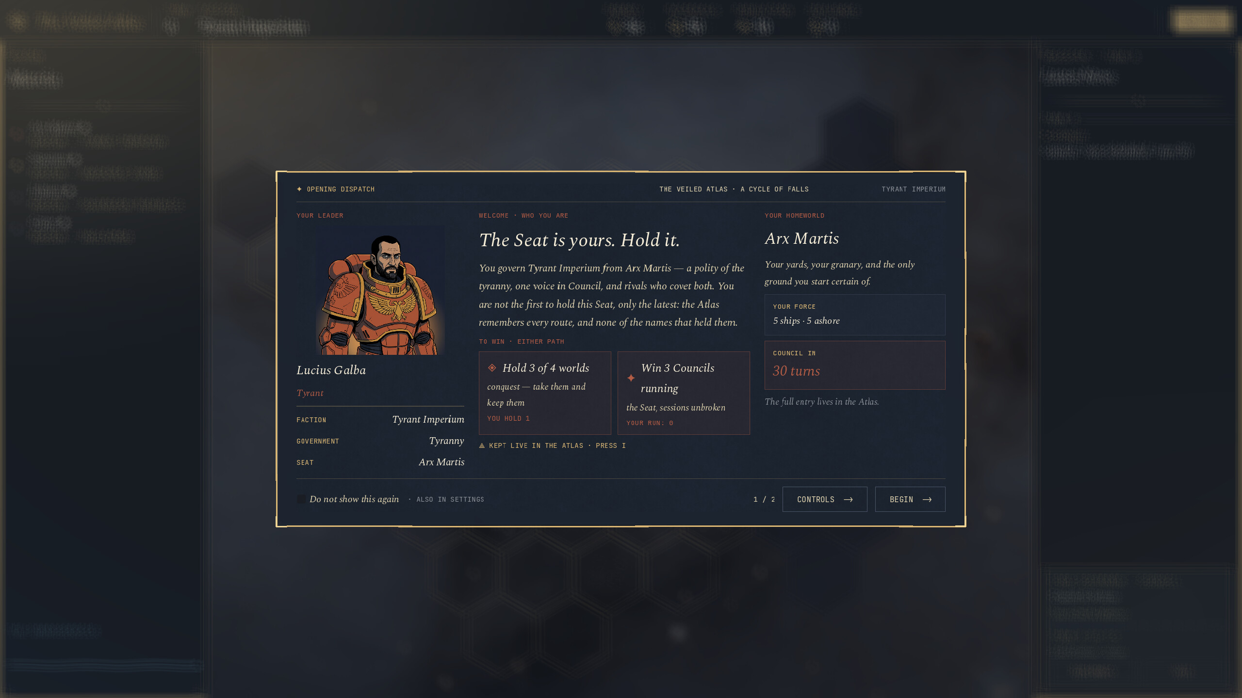 The Veiled Atlas: A Cycle of Falls screenshot 2
