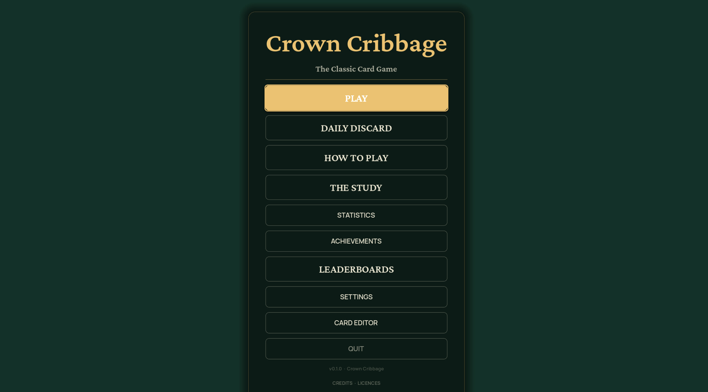 Crown Cribbage trailer