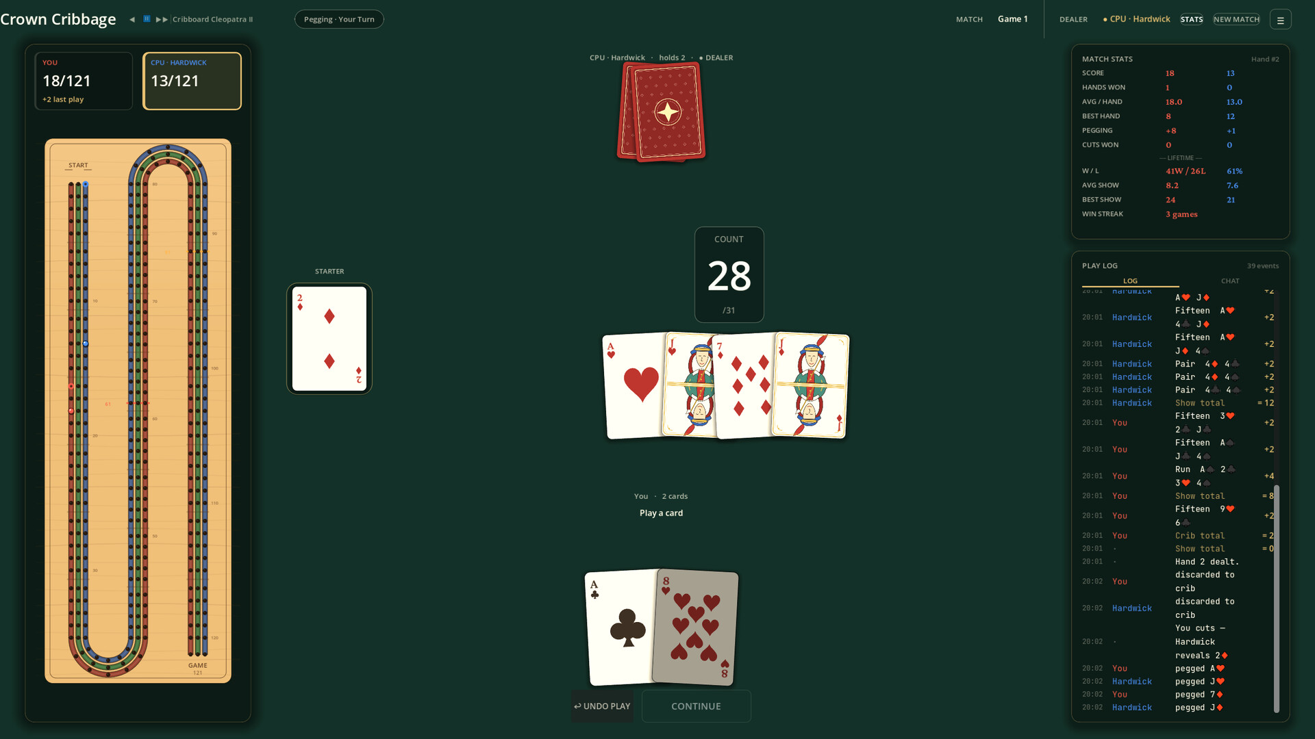 Crown Cribbage screenshot 5