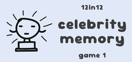 Cover art from Celebrity Memory - 12in12 Game 1