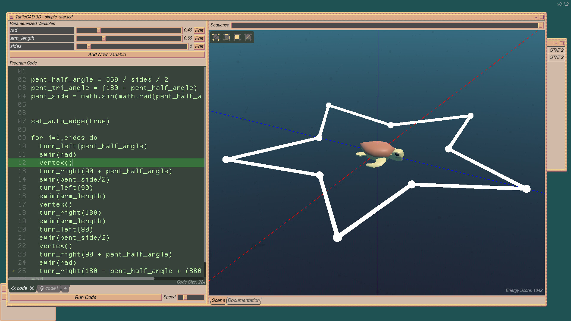 TurtleCAD 3D screenshot 3