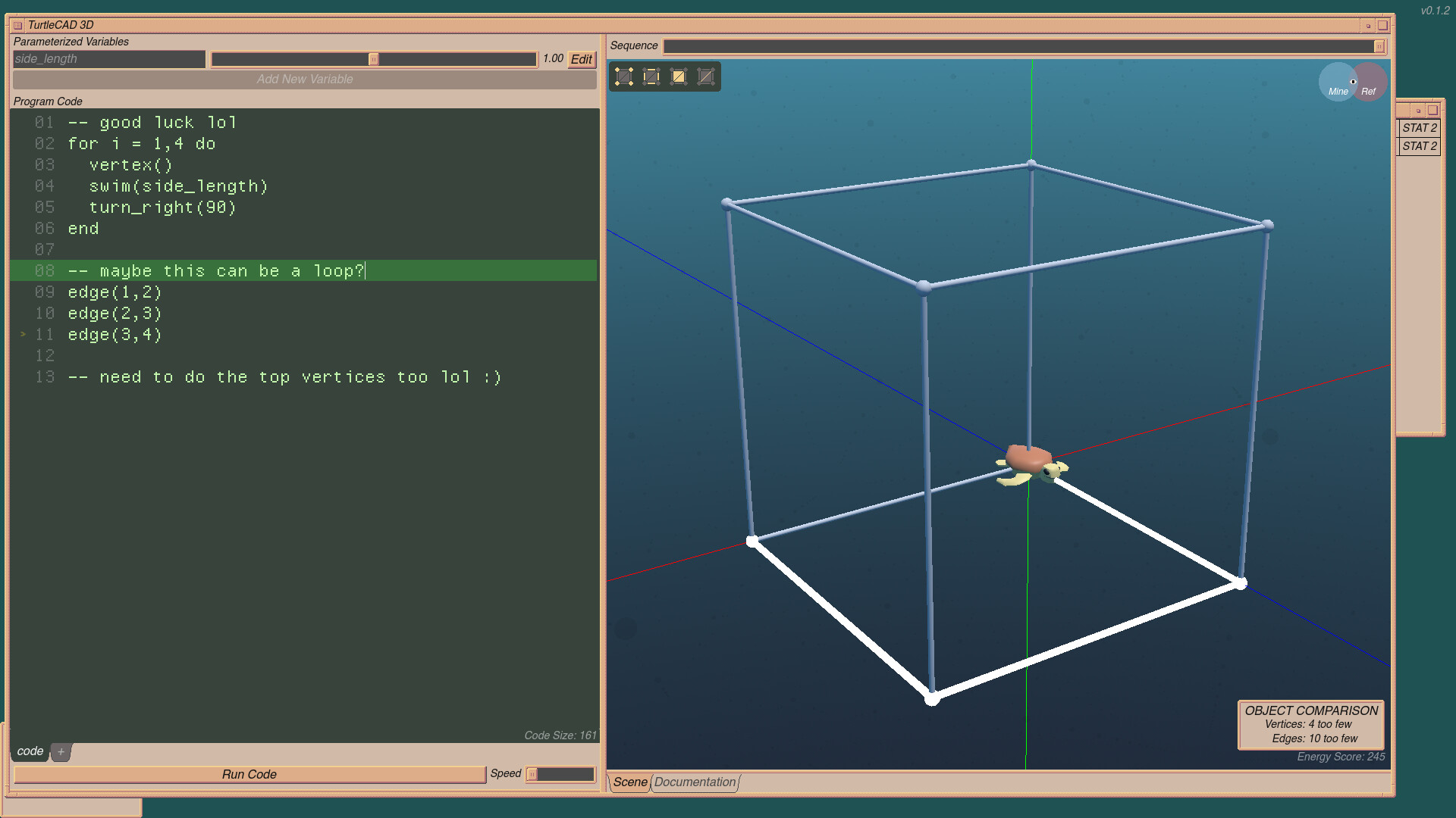 TurtleCAD 3D screenshot 1