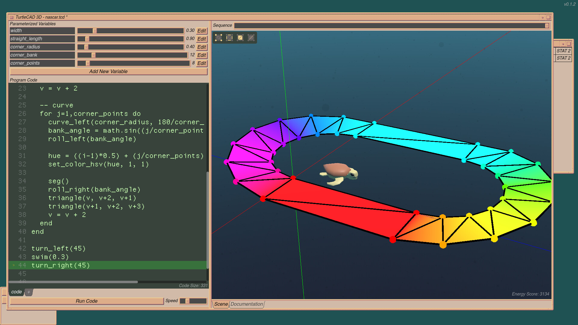 TurtleCAD 3D screenshot 2