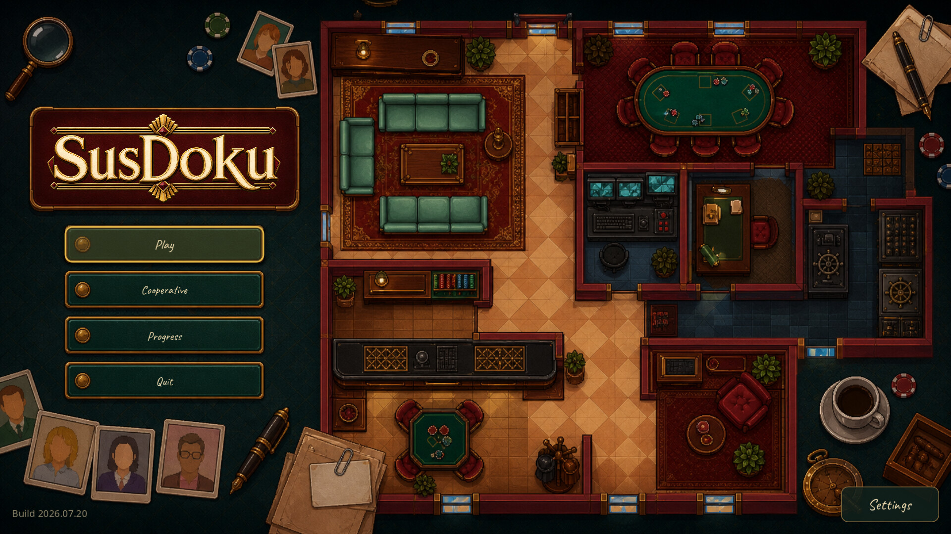 SusDoku: Clues & Suspects screenshot 2