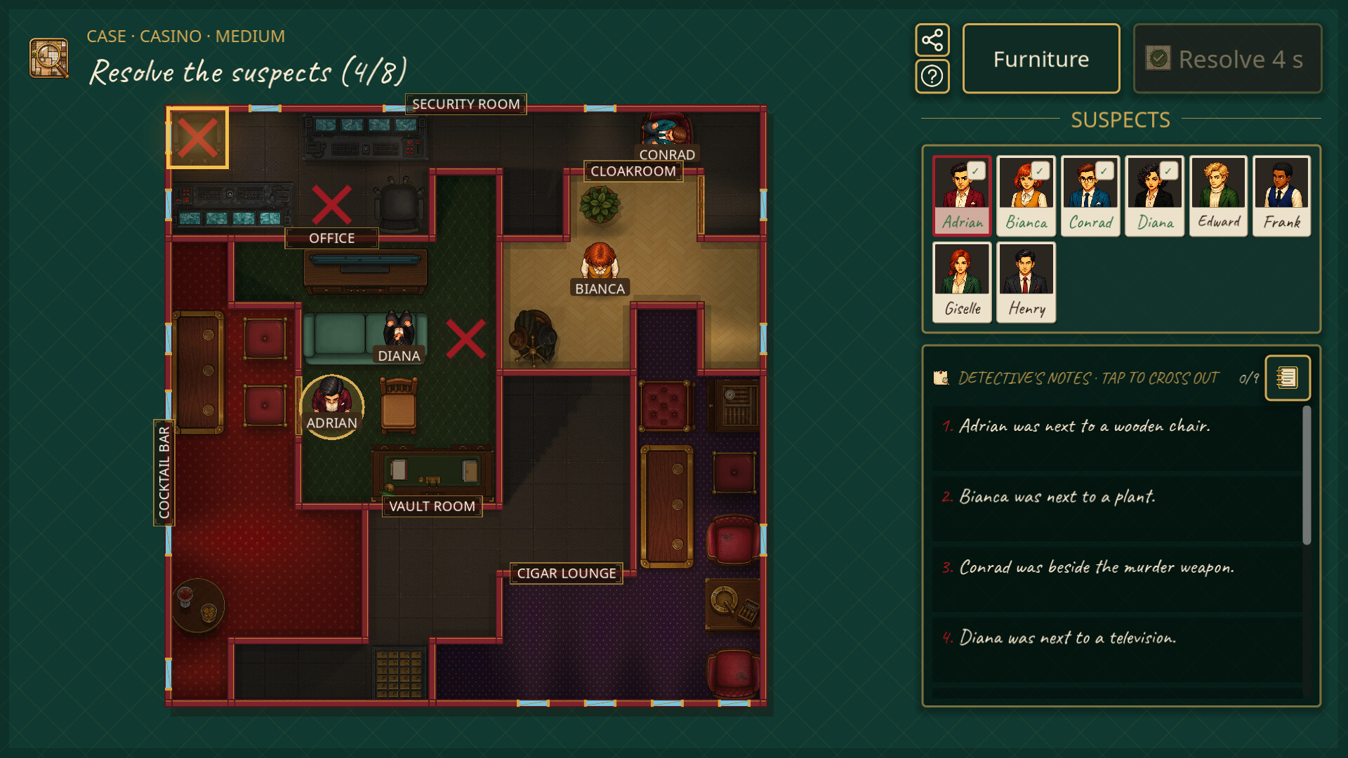 SusDoku: Clues & Suspects screenshot 4