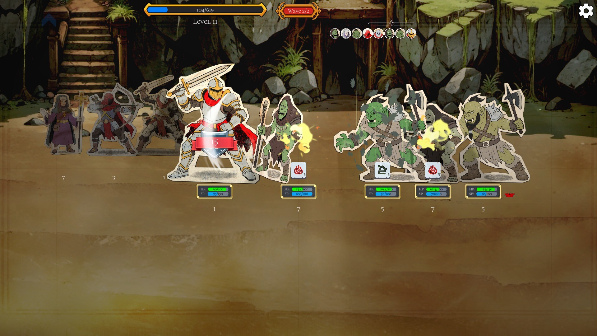 Paperclash Tactics screenshot 2