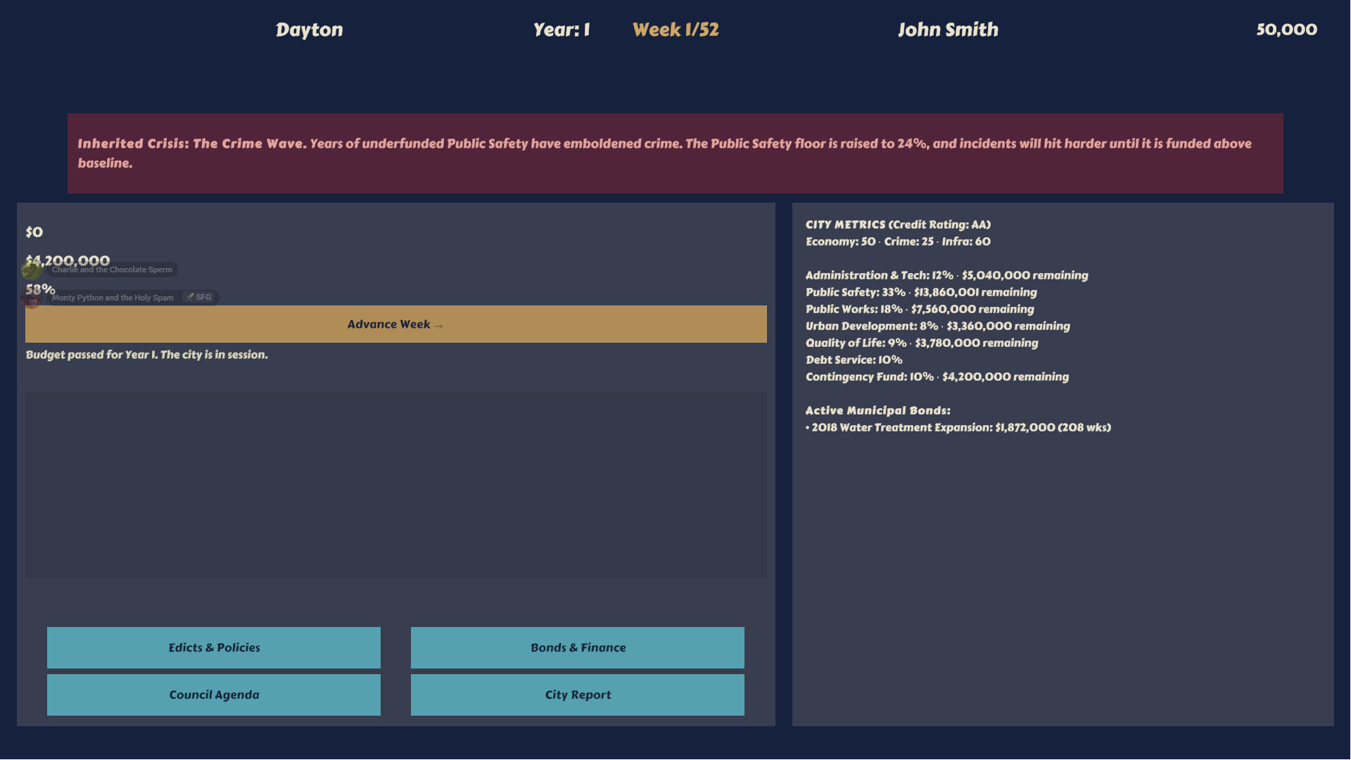 Mayor: City in Session screenshot 3