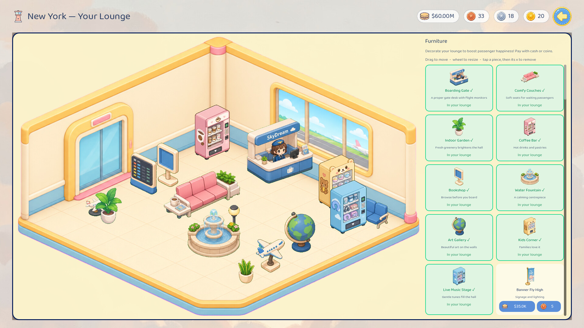 Cozy Airways screenshot 3