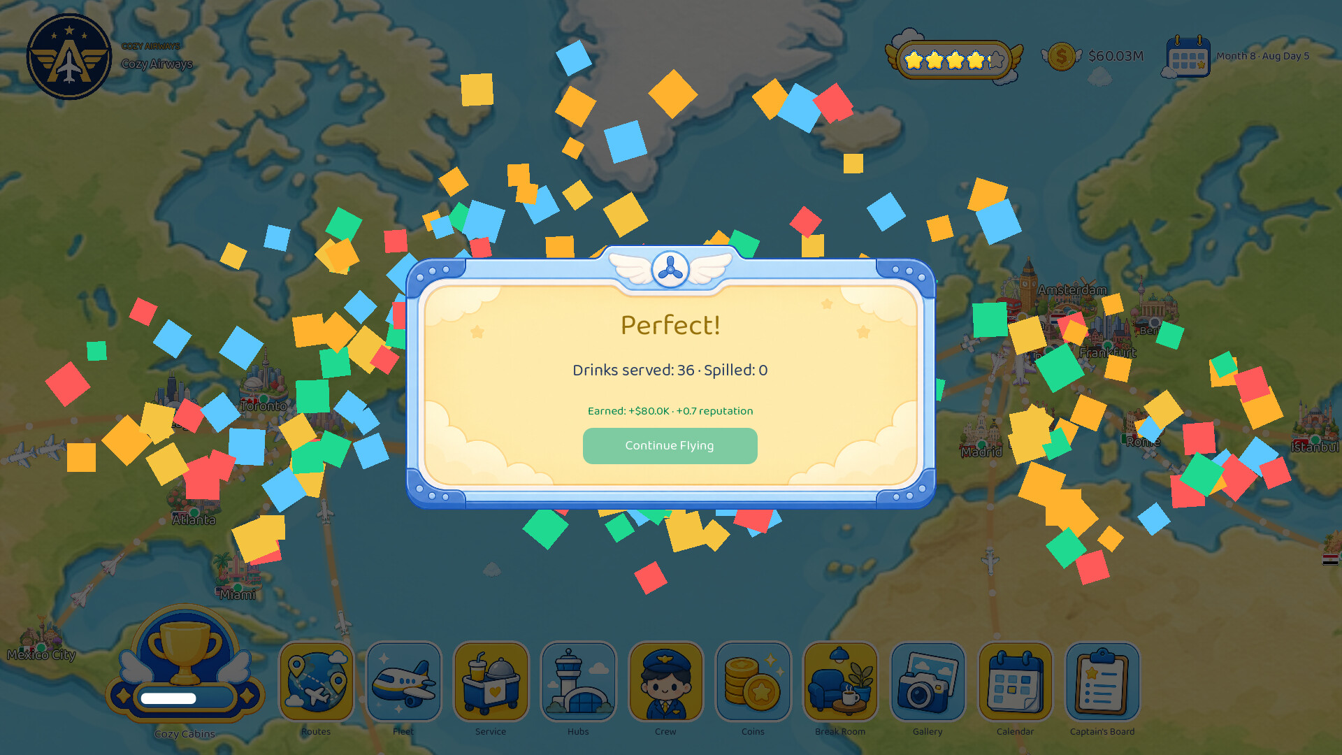 Cozy Airways screenshot 4