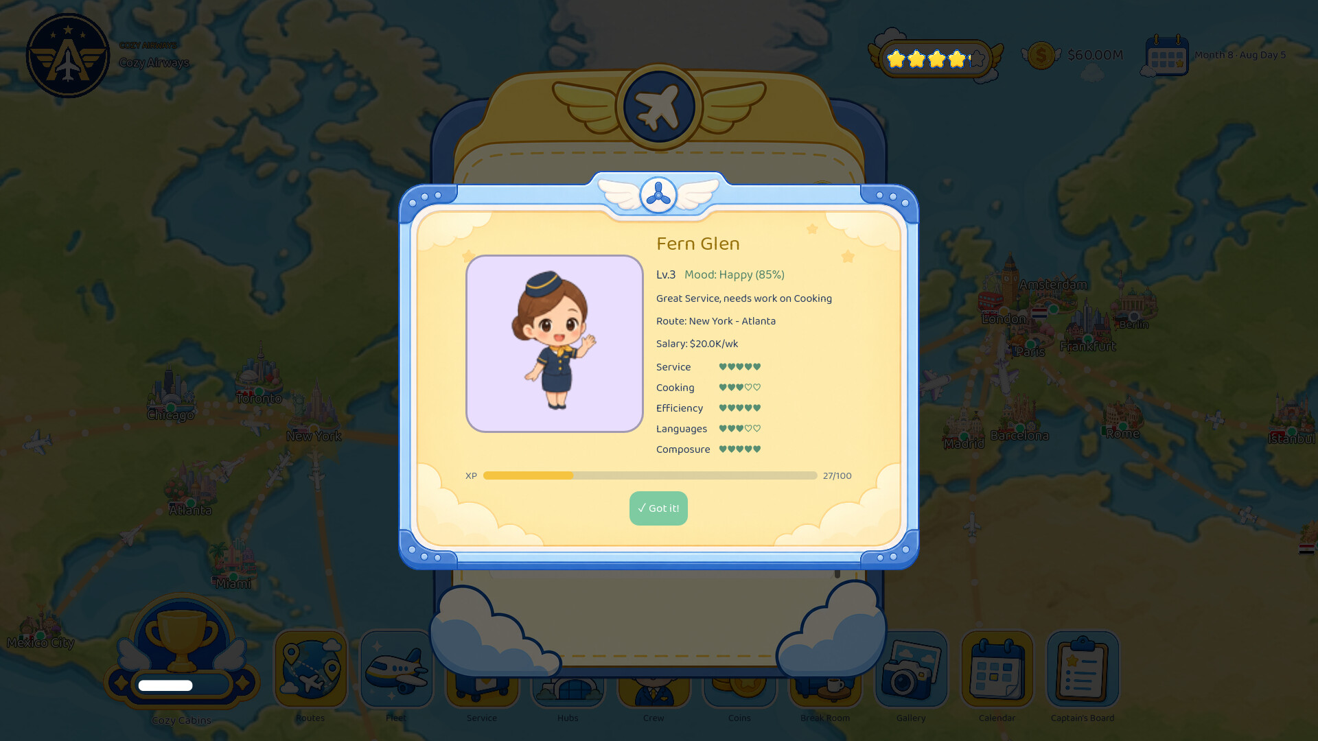 Cozy Airways screenshot 5