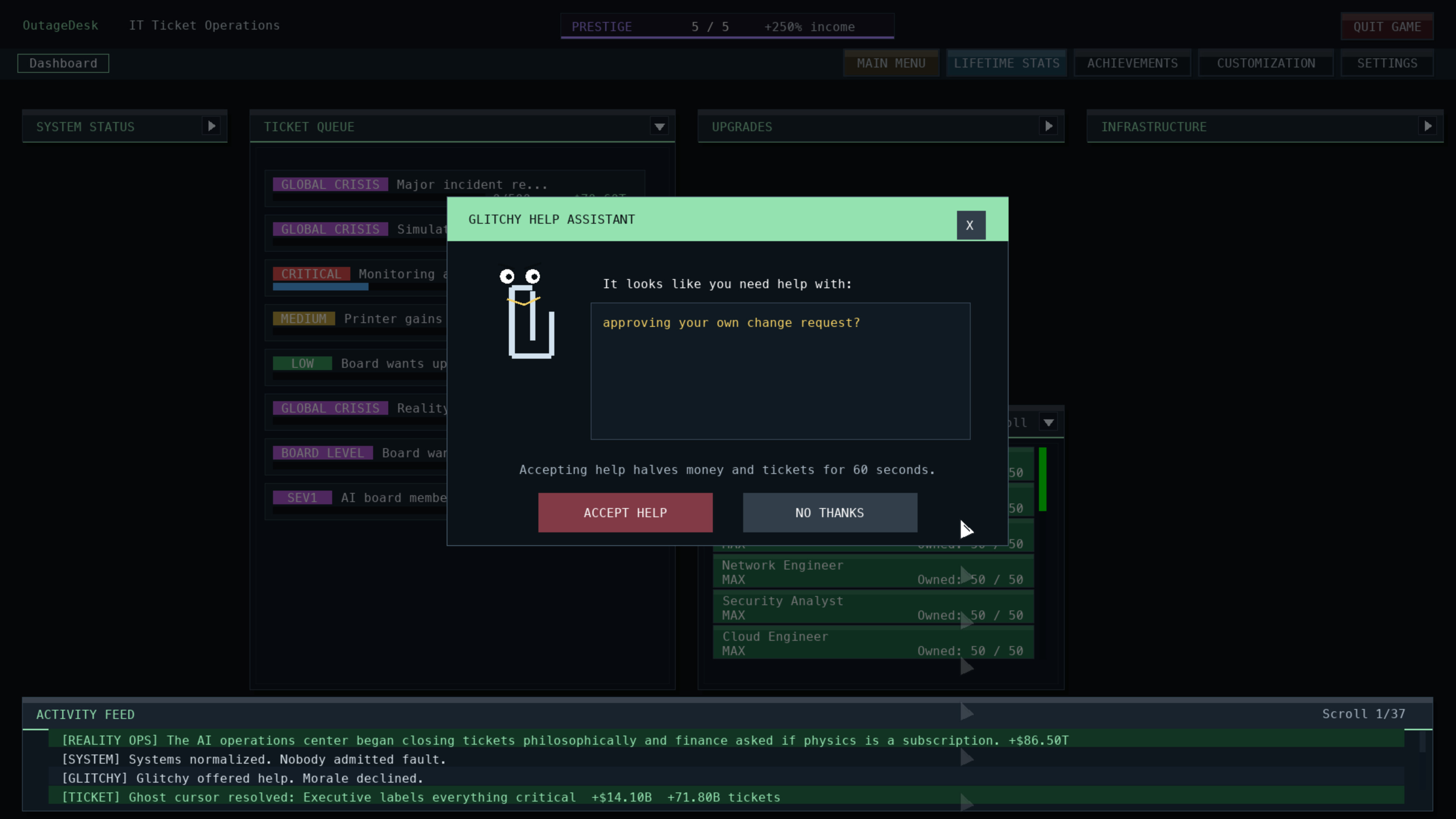 IT Outage Desk screenshot 3