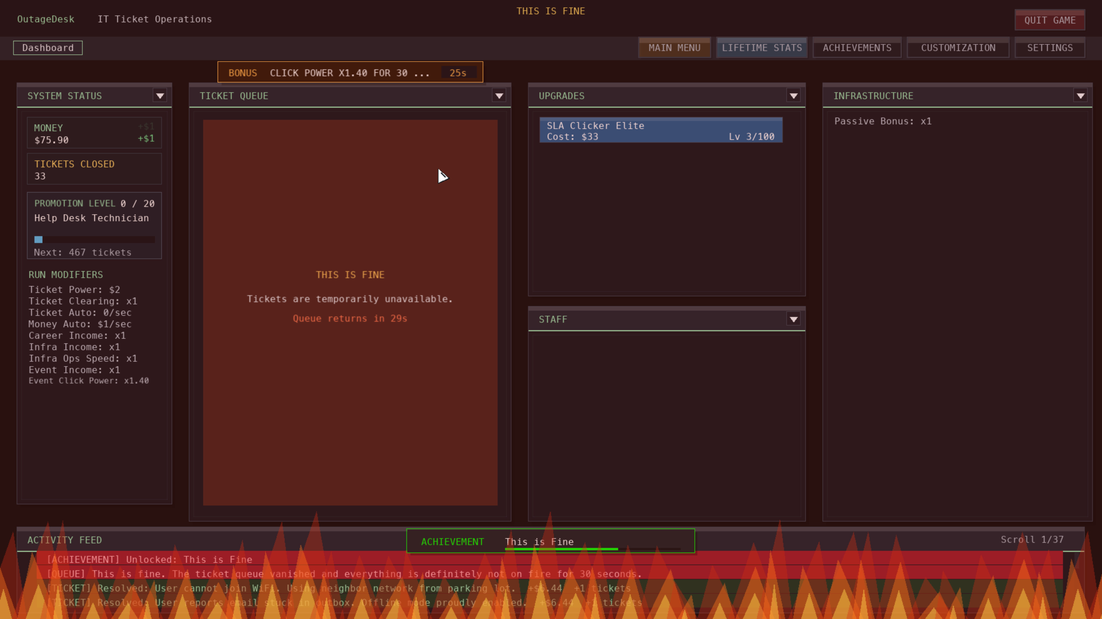 IT Outage Desk screenshot 4