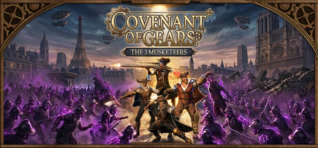 Cover art from COVENANT OF GEARS The Three Musketeers