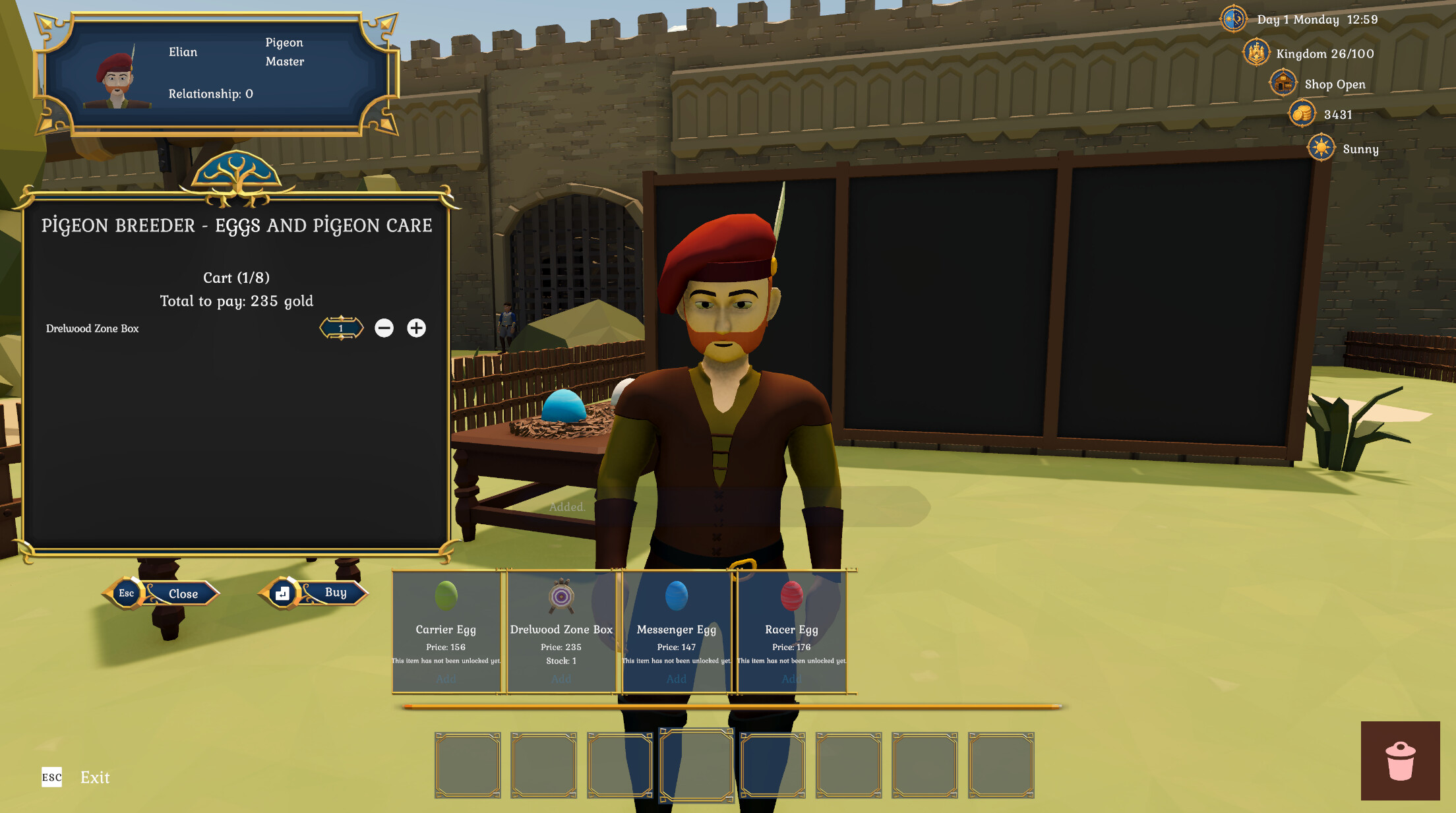 Feathered Fortune: Medieval Post Simulator screenshot 2