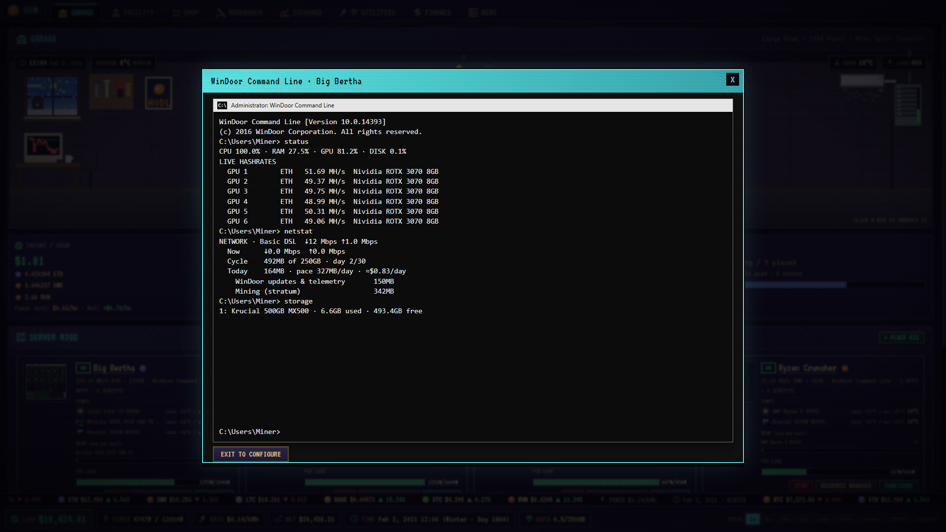 Garaged Crypto Miner screenshot 5