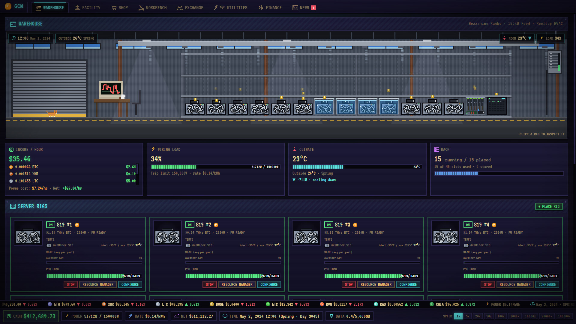 Garaged Crypto Miner screenshot 2