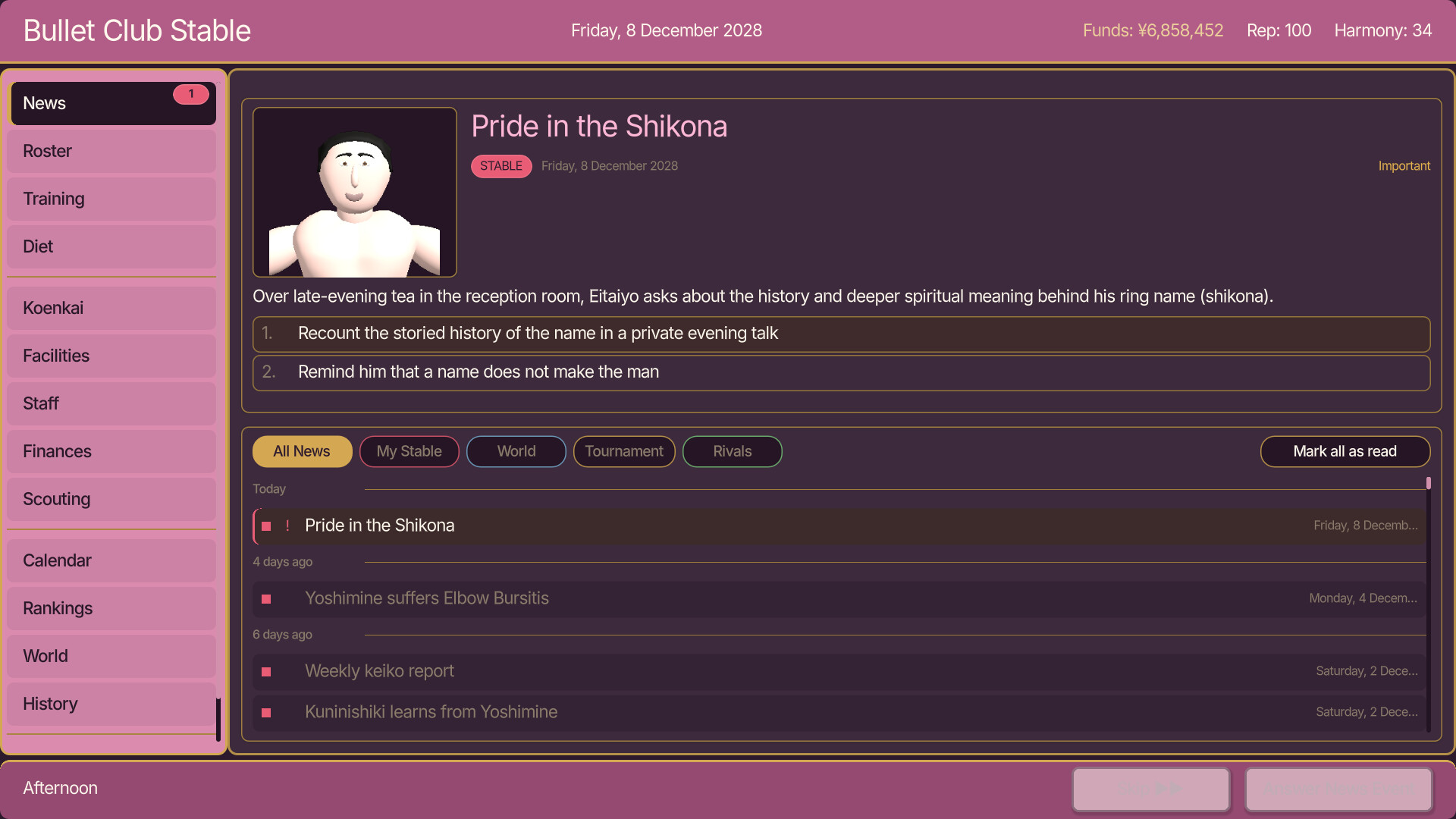 Heya! Sumo Manager screenshot 4