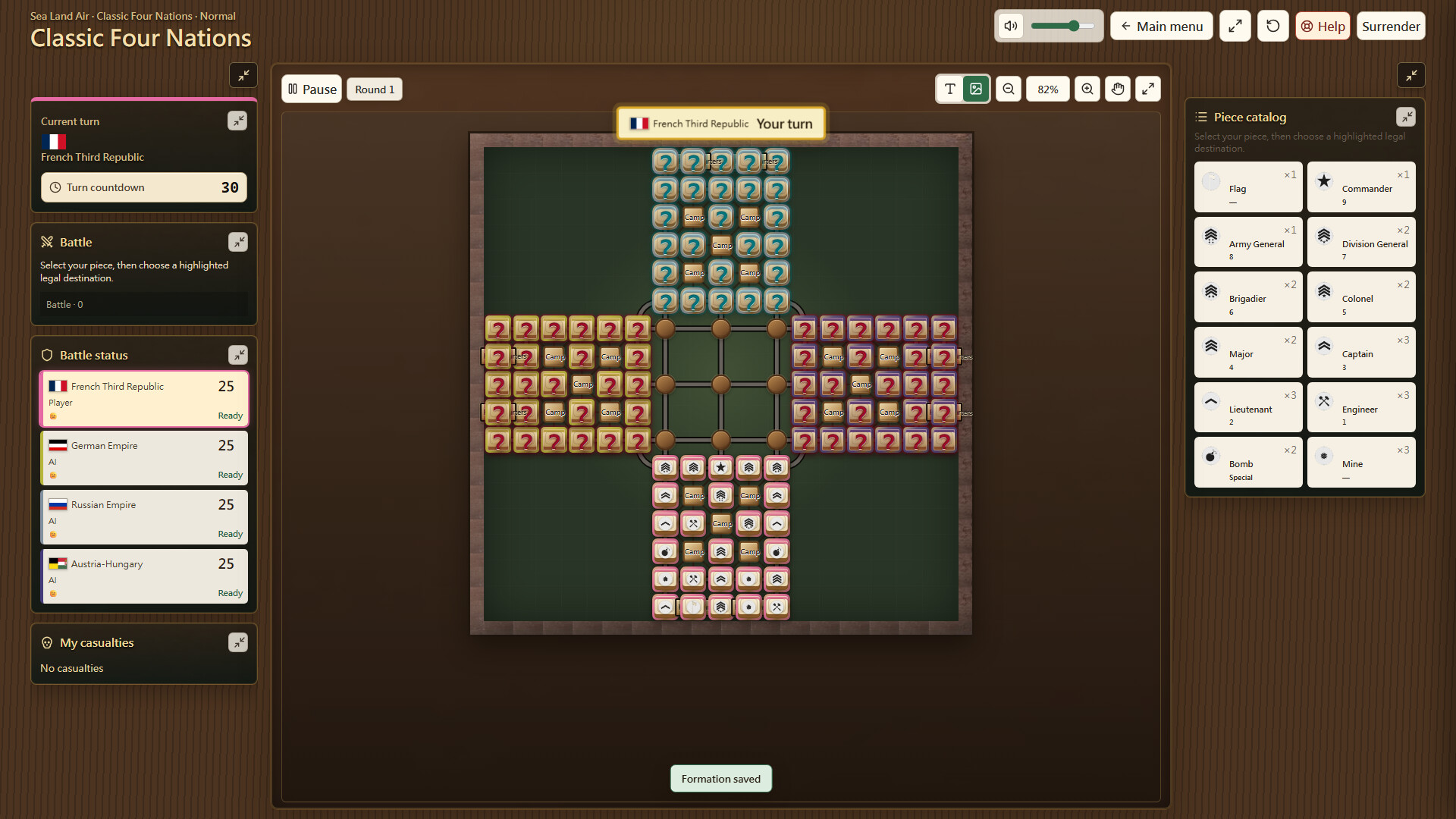 Sea Land Air: Four Nations War screenshot 5