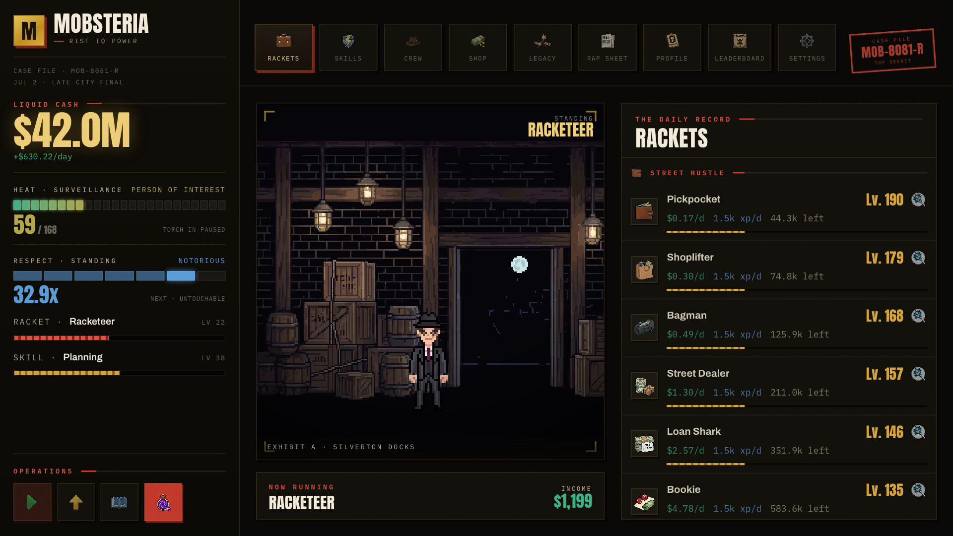 Mobsteria: Rise screenshot 2