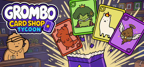 Cover art from Grombo Card Shop Tycoon