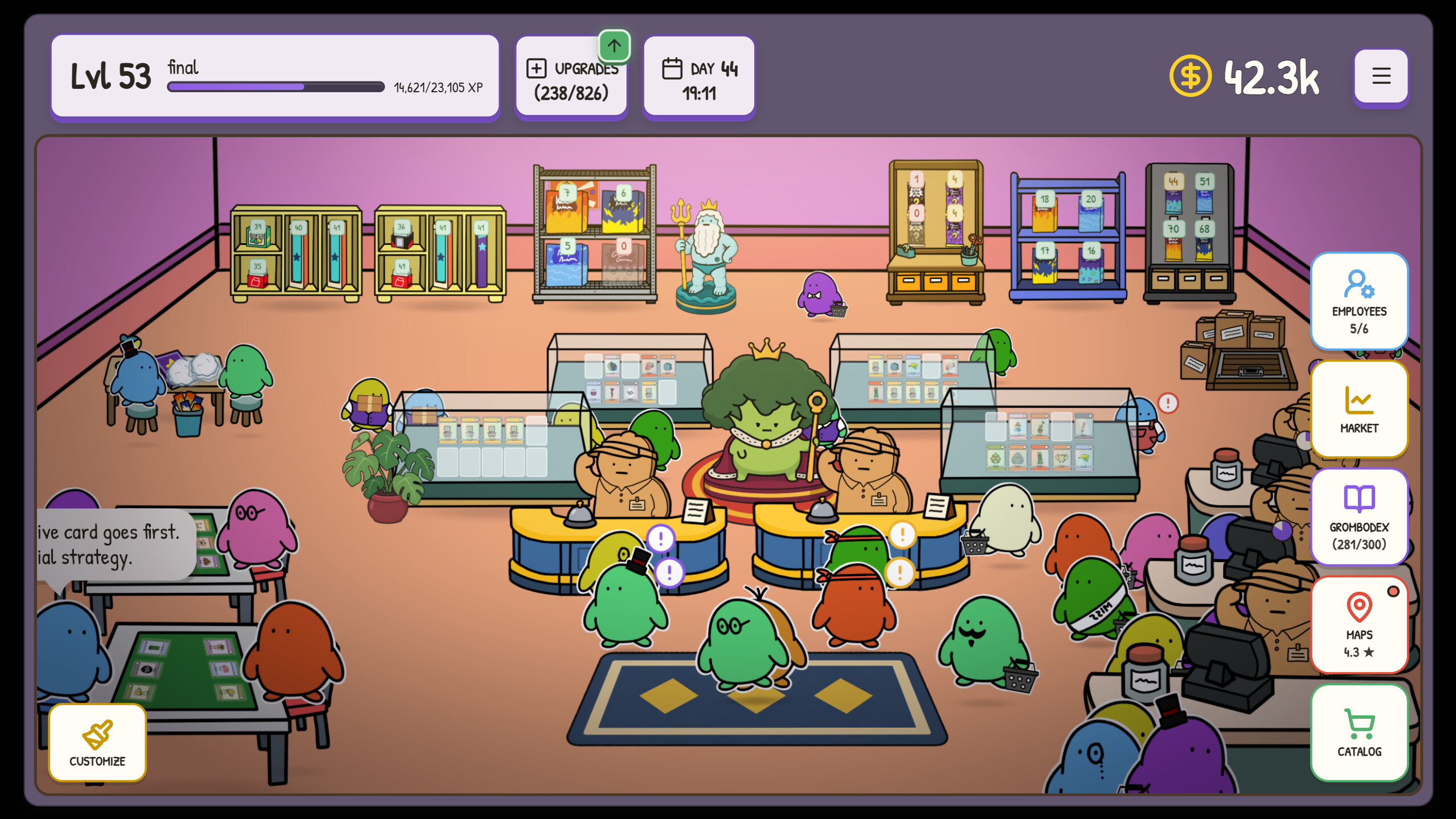 Grombo Card Shop Tycoon trailer