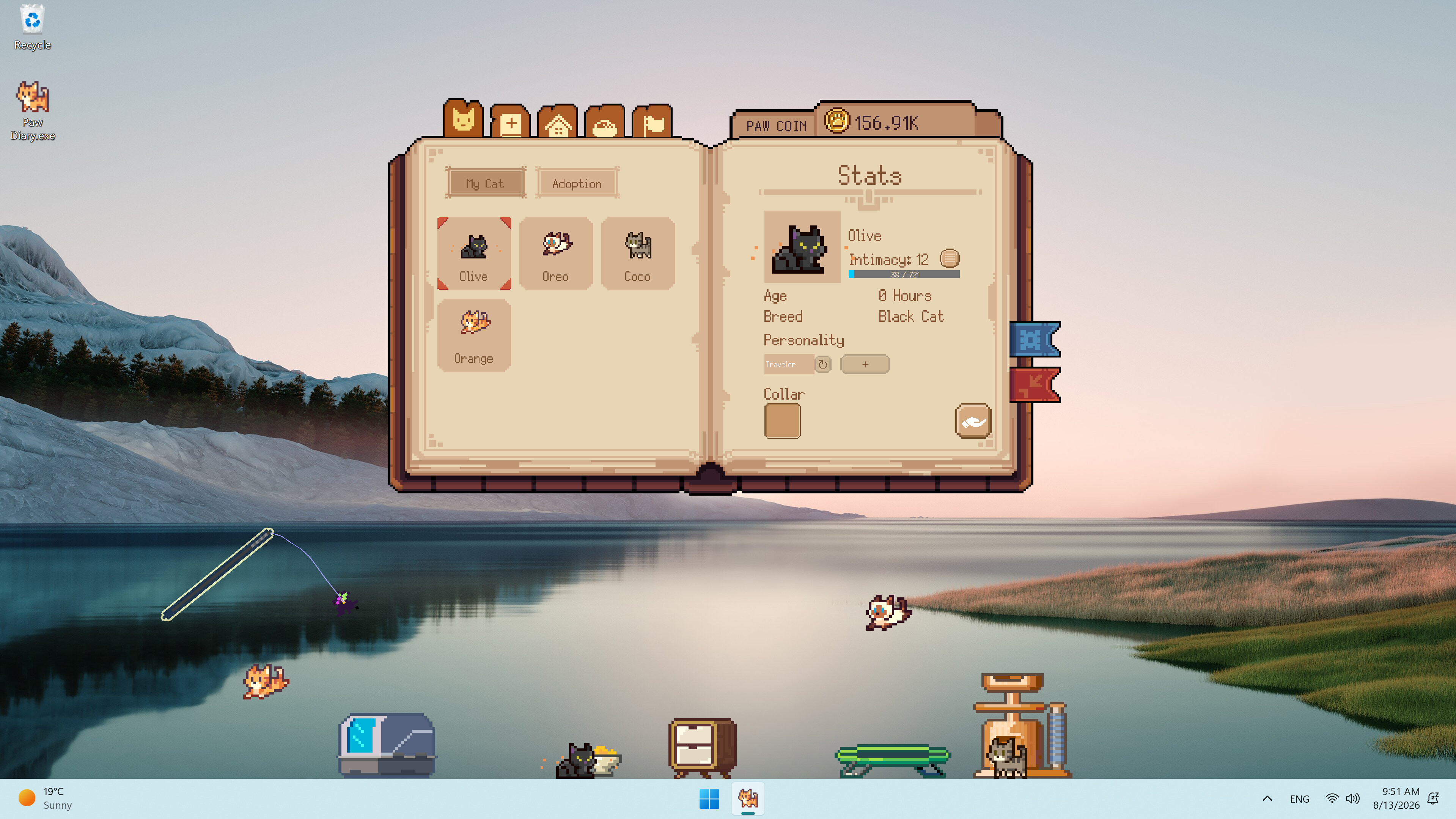 Paw Diary: Desktop Pets screenshot 2