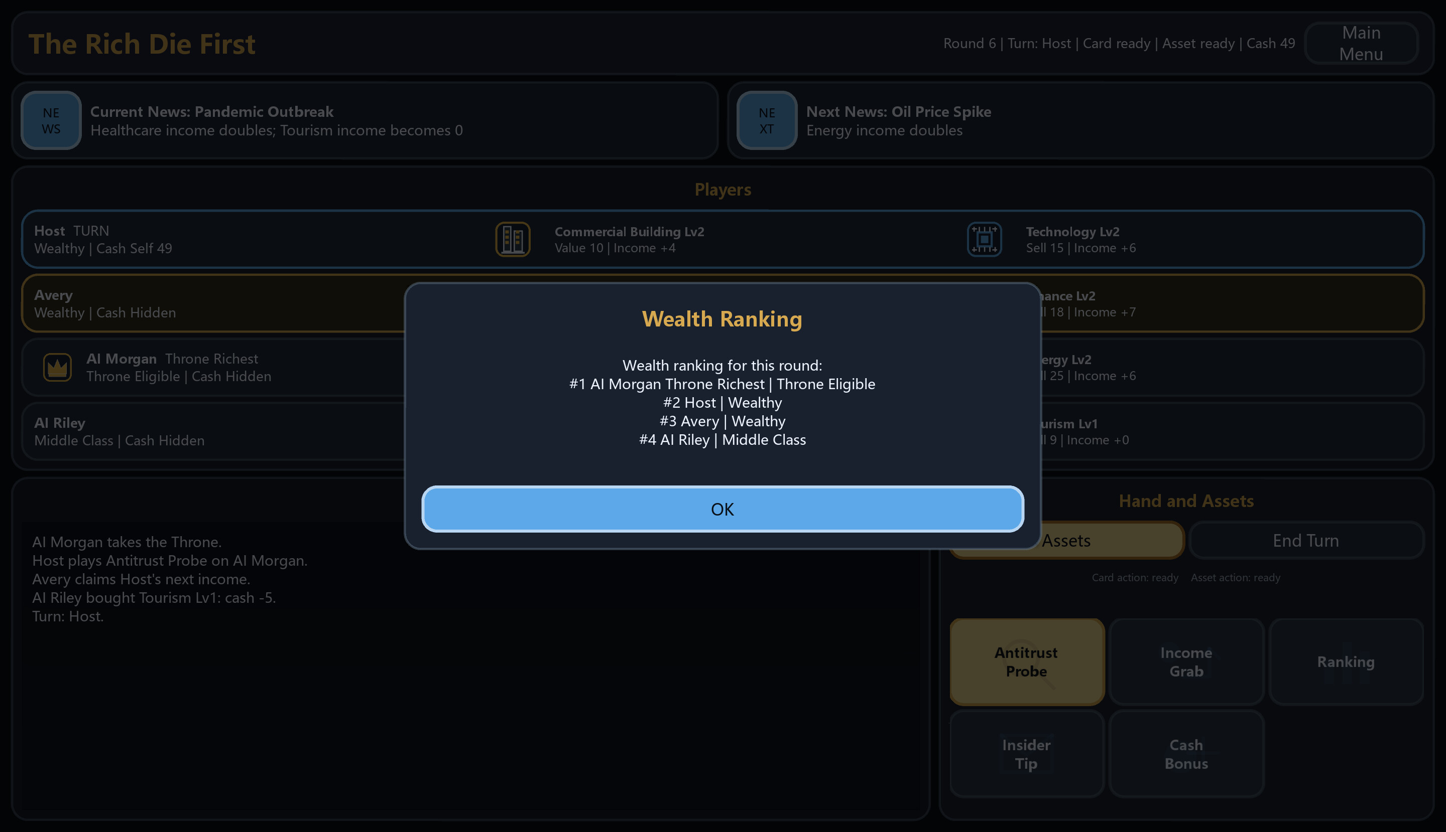 The Rich Die First screenshot 4