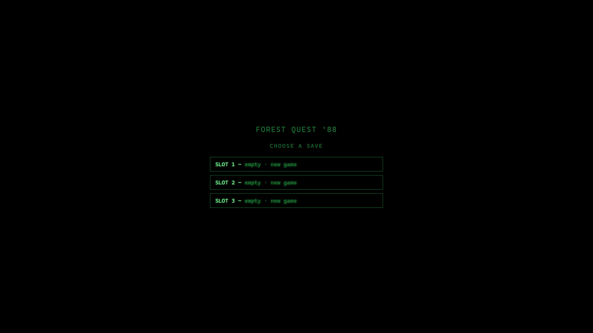 Forest Quest 88 trailer