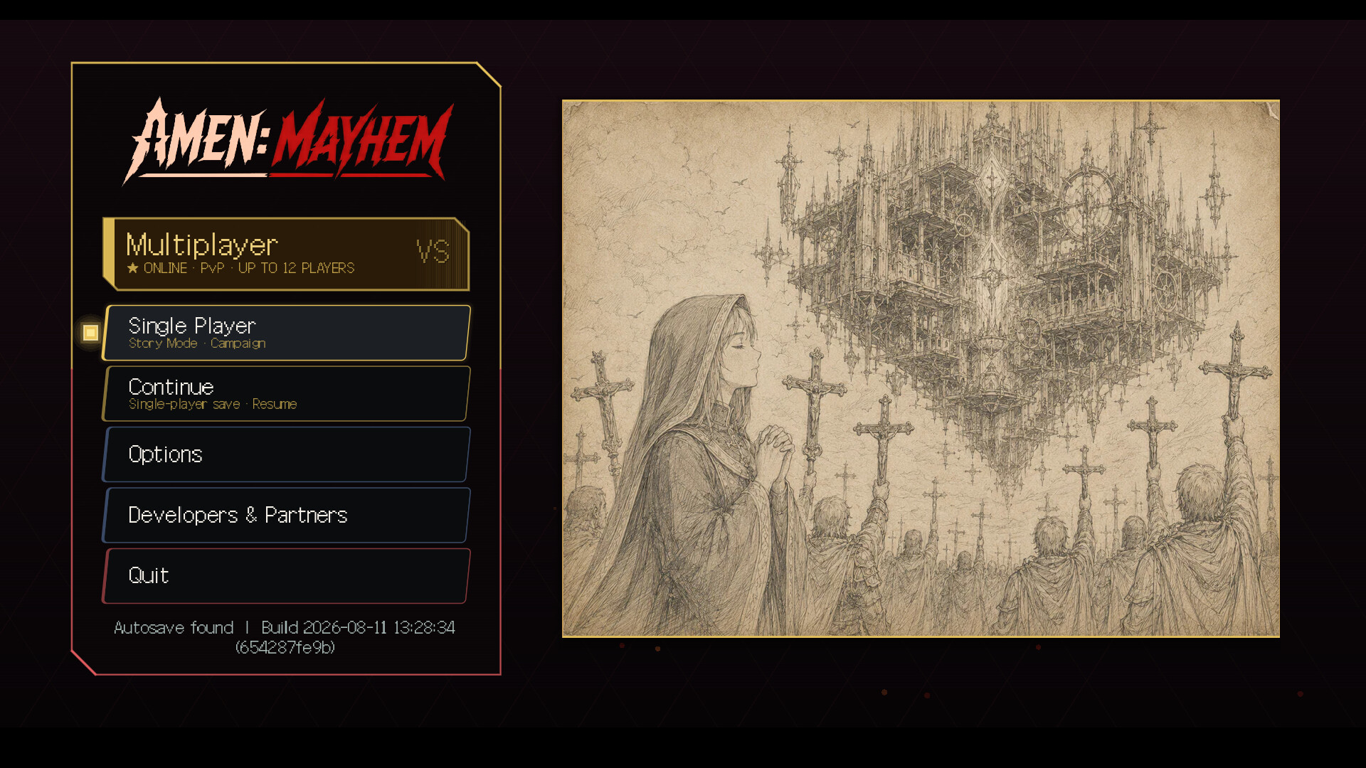 AMEN: MAYHEM trailer