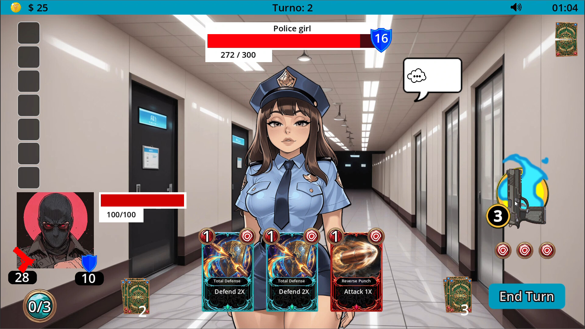 I tried to rob a bank, sexy cops and now are after me. screenshot 5